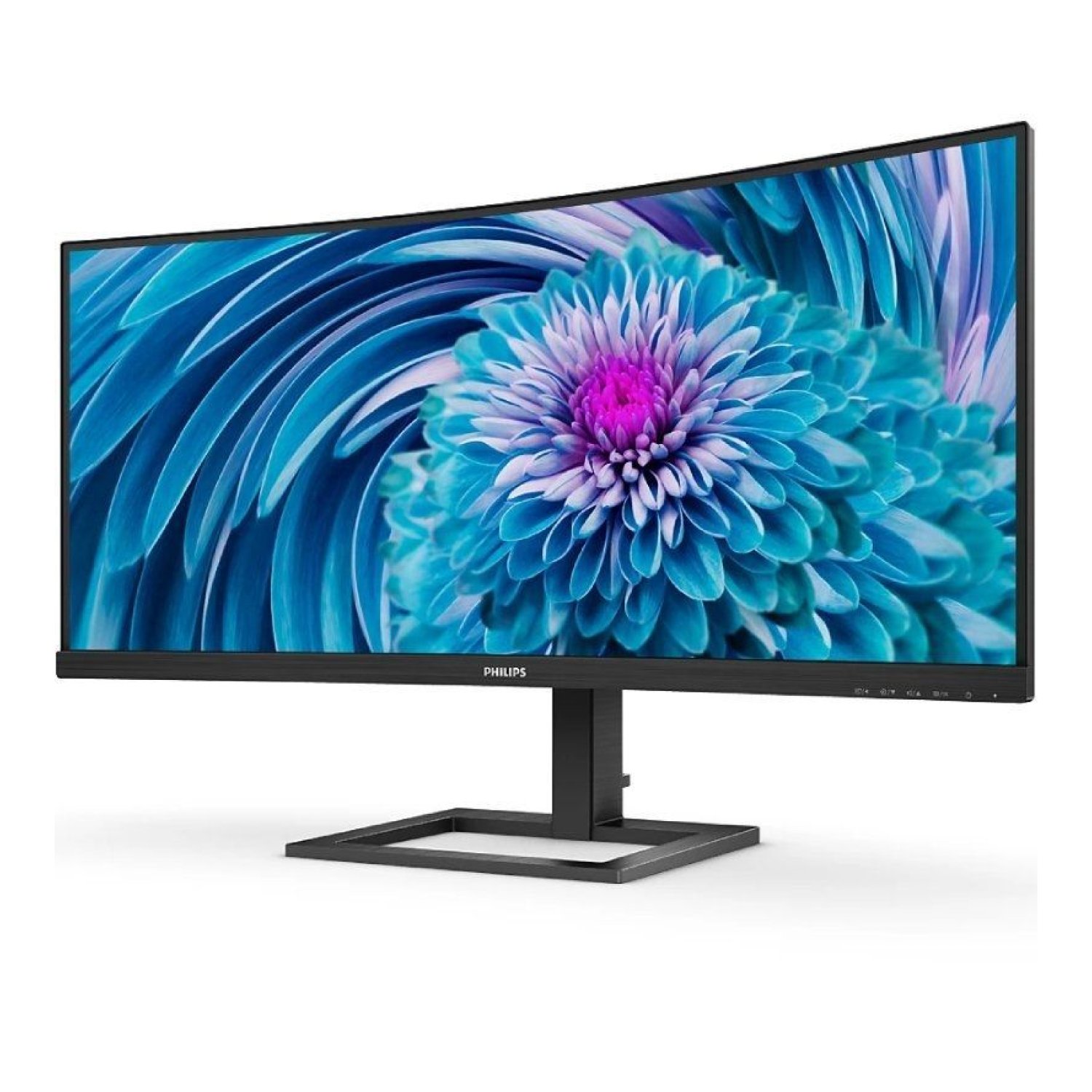 Philips 346E2CUAE · Monitor Curvo 34" · WQHD · Regulable en Altura · Negro