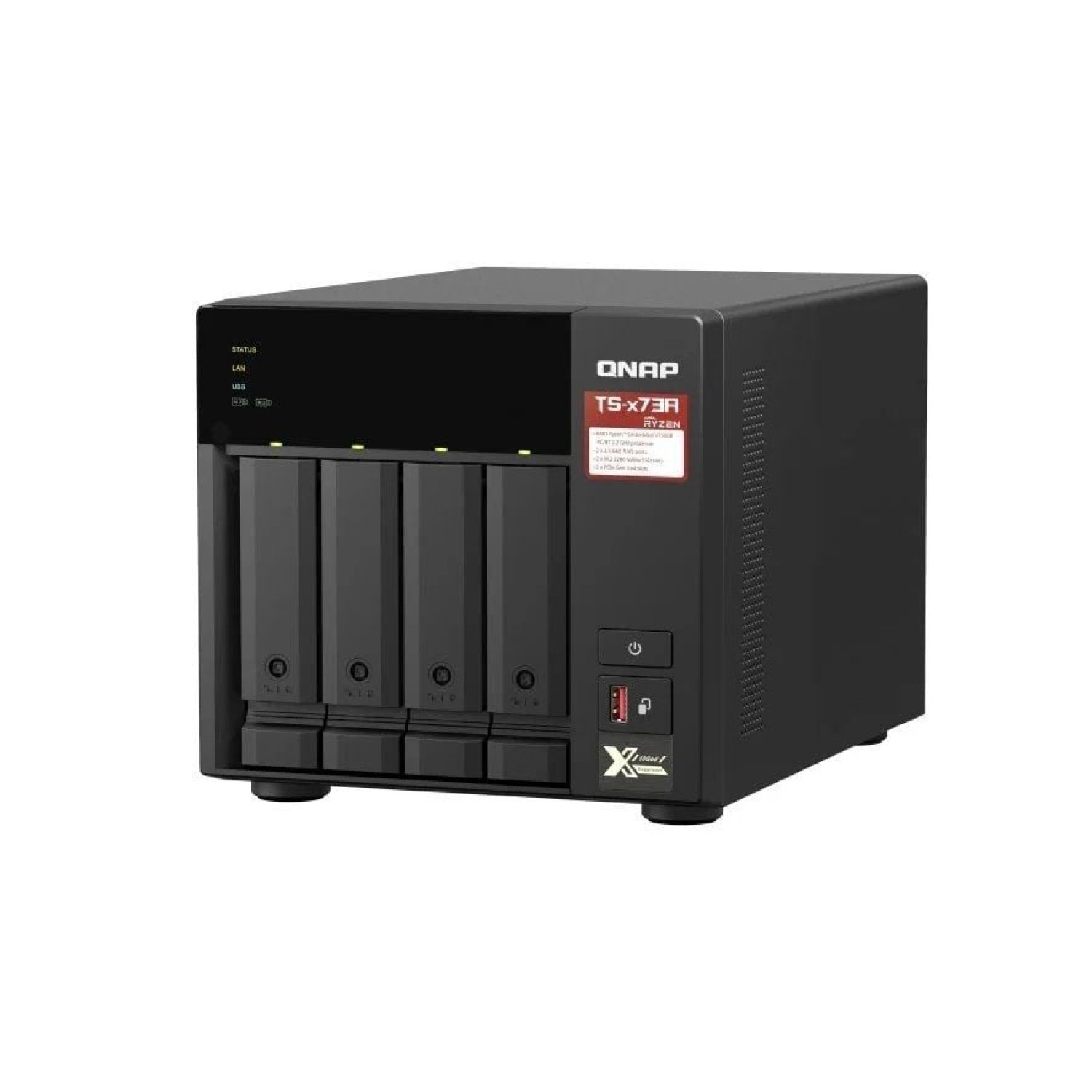 QNAP TS-473A · NAS 4 Bahías · 8GB DDR4 · Torre · 3,5"-2,5"