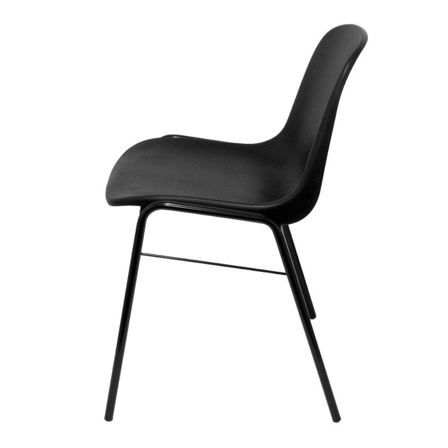 Piqueras y Crespo Beta · Pack 4 Sillas de Oficina · Color Negro