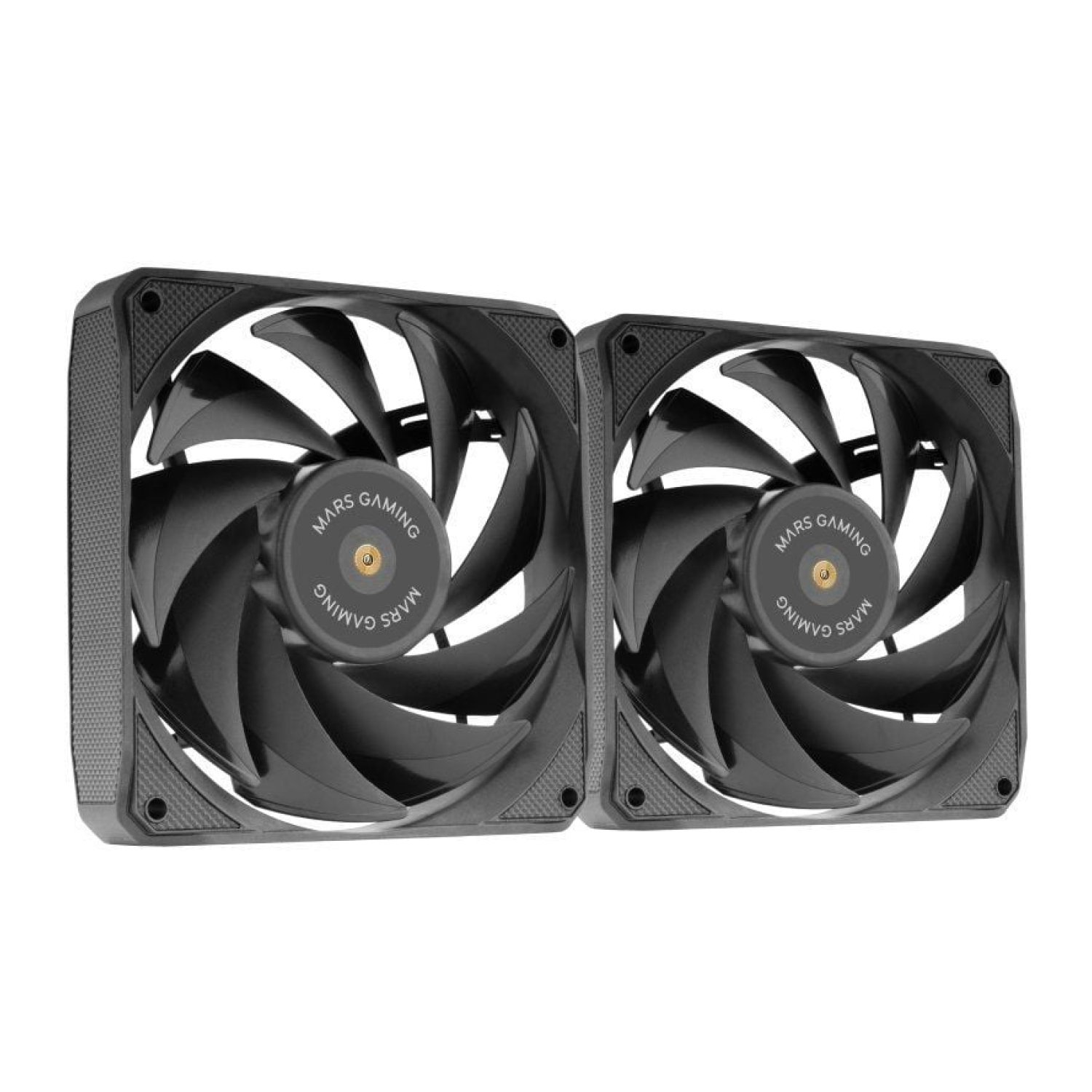 Mars Gaming MF-NCLX2 · Pack 2 Ventiladores · 12cm · Refrigeración