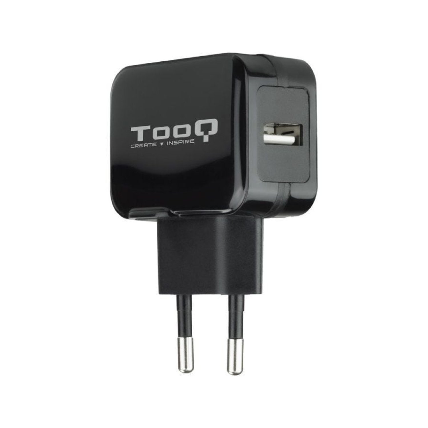 TooQ Cargador de Pared · 1x USB · 12W · Negro