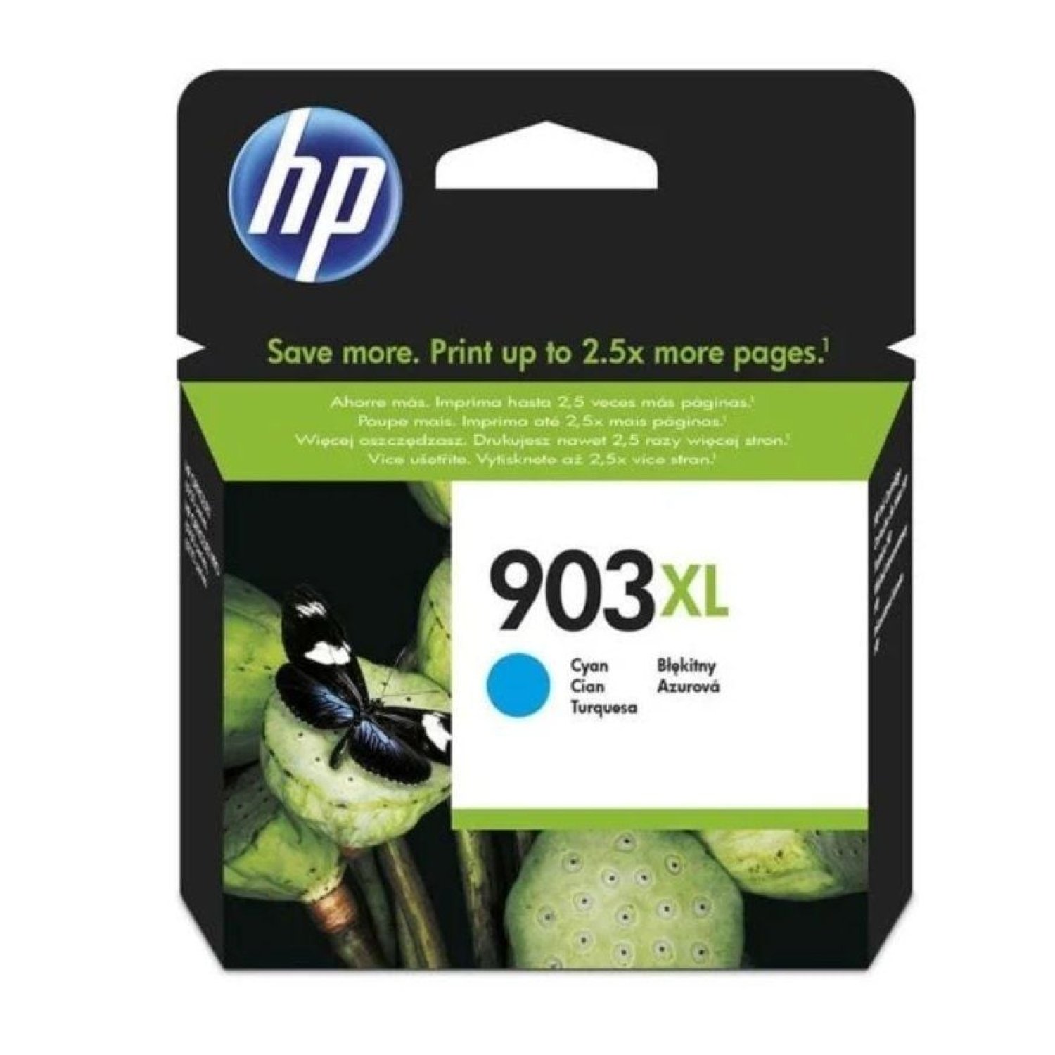 HP 903 XL · Cartucho Tinta Original · Alta Capacidad · Cian