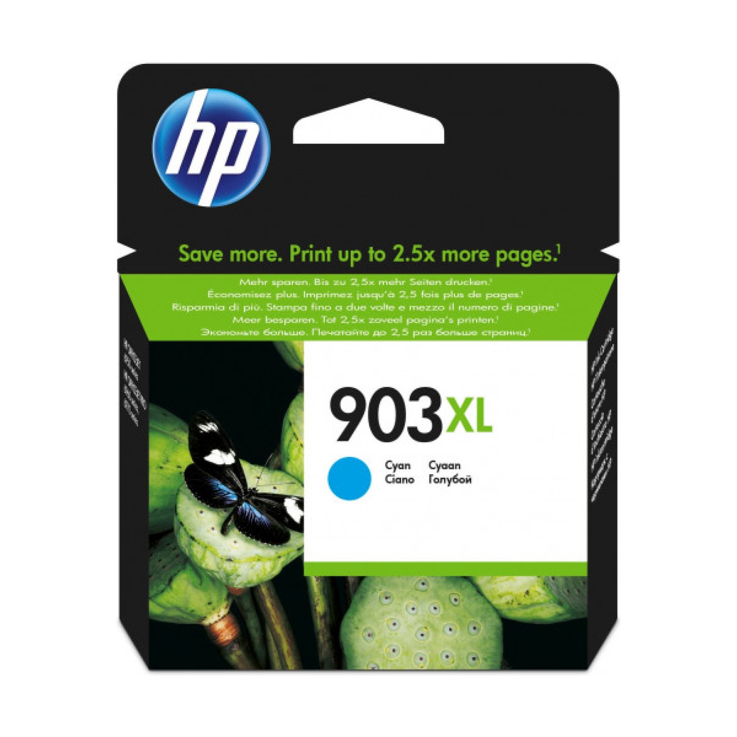 HP 903 XL · Cartucho Tinta Original · Alta Capacidad · Cian