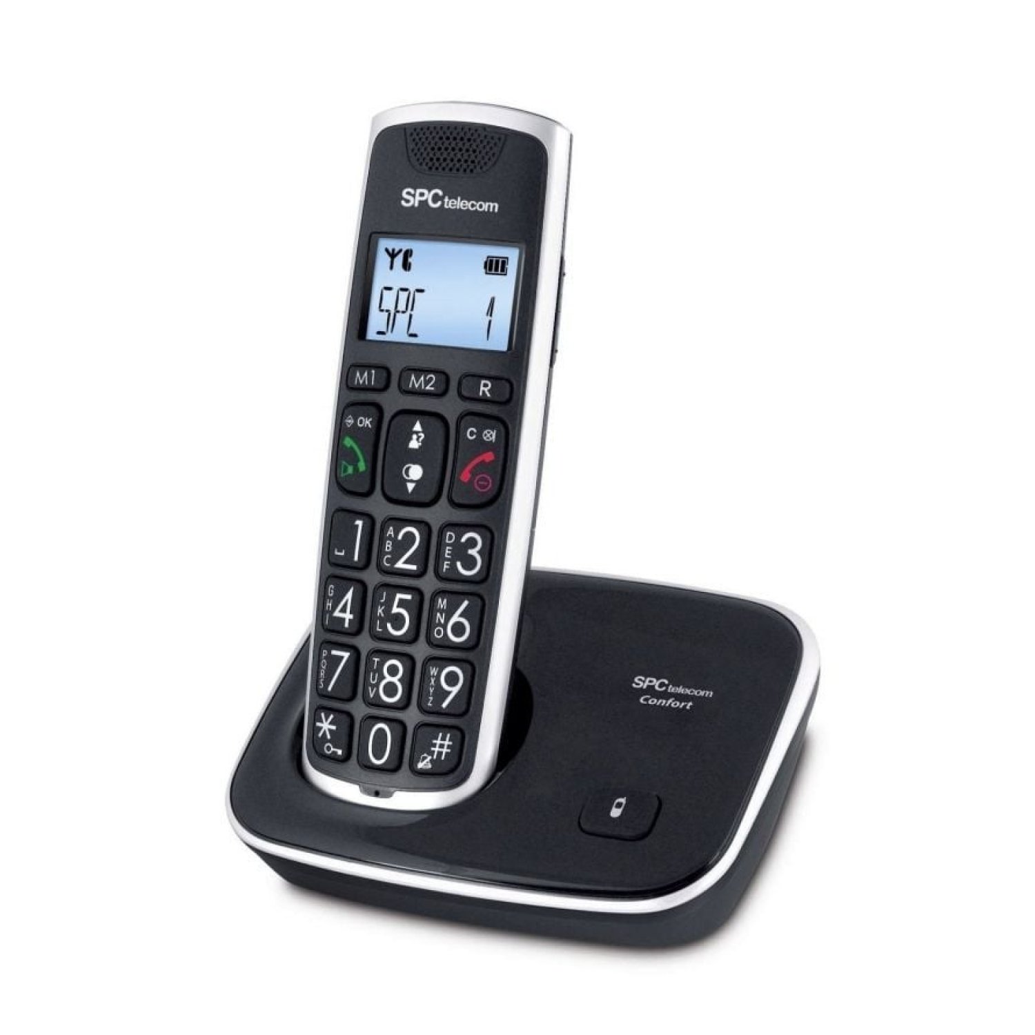 SPC 7608 · Teléfono Inalámbrico · Negro