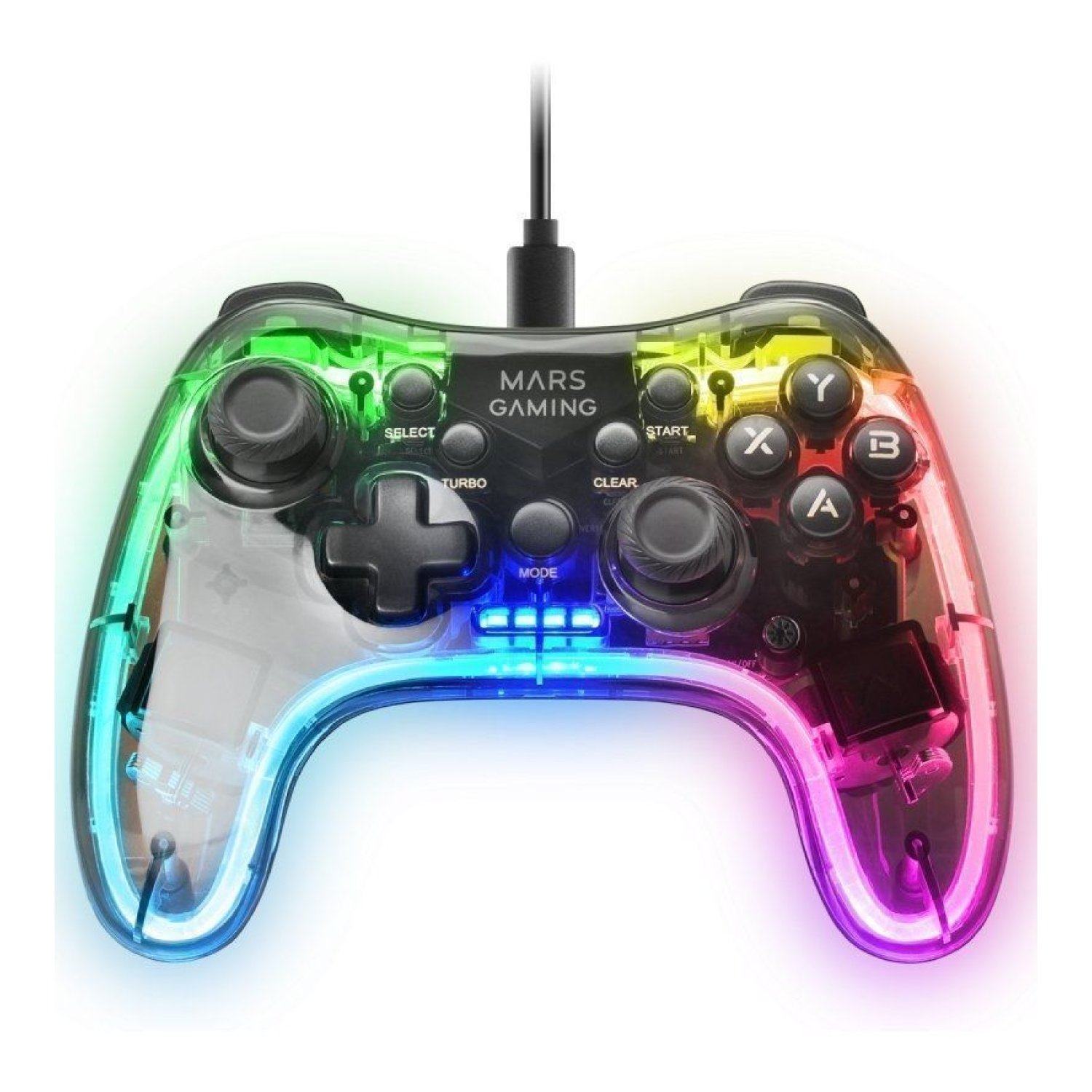 Mars Gaming MGP-C · Gamepad · Compatible PC/Consolas · Vibración Dual