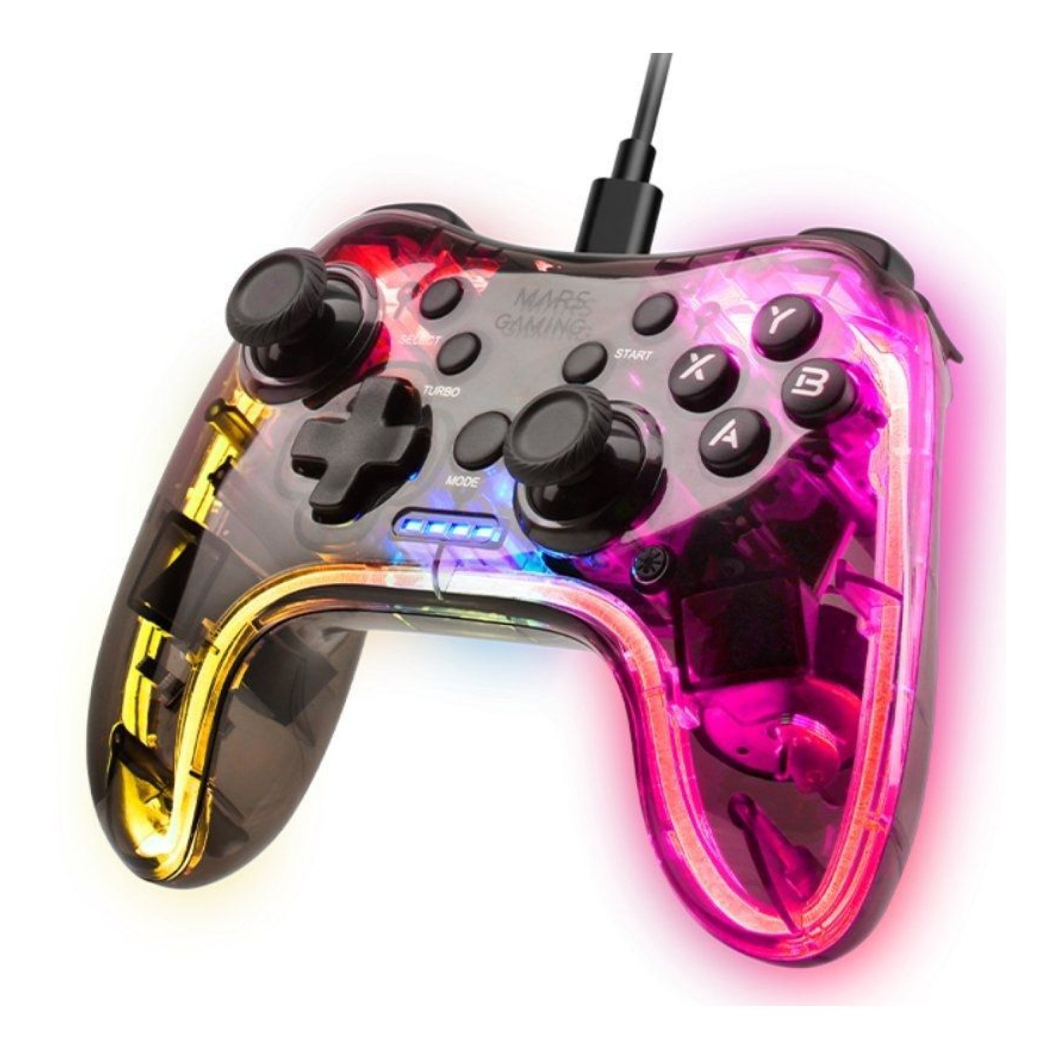Mars Gaming MGP-C · Gamepad · Compatible PC/Consolas · Vibración Dual
