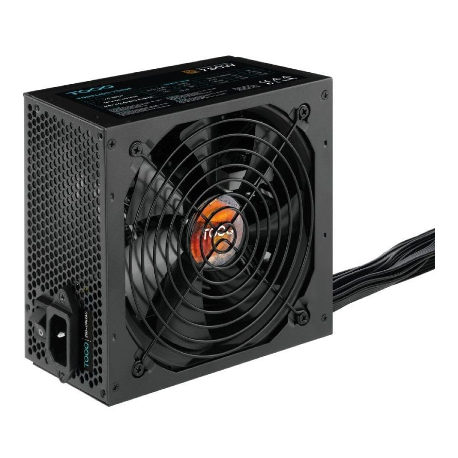 TooQ Tqhelios-750SP · 750W · 80 Plus Bronze · Ventilador 12cm
