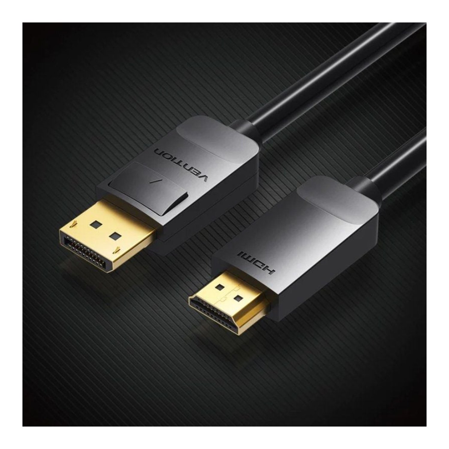 Vention · Cable Conversor DisplayPort a HDMI · 2m · Negro