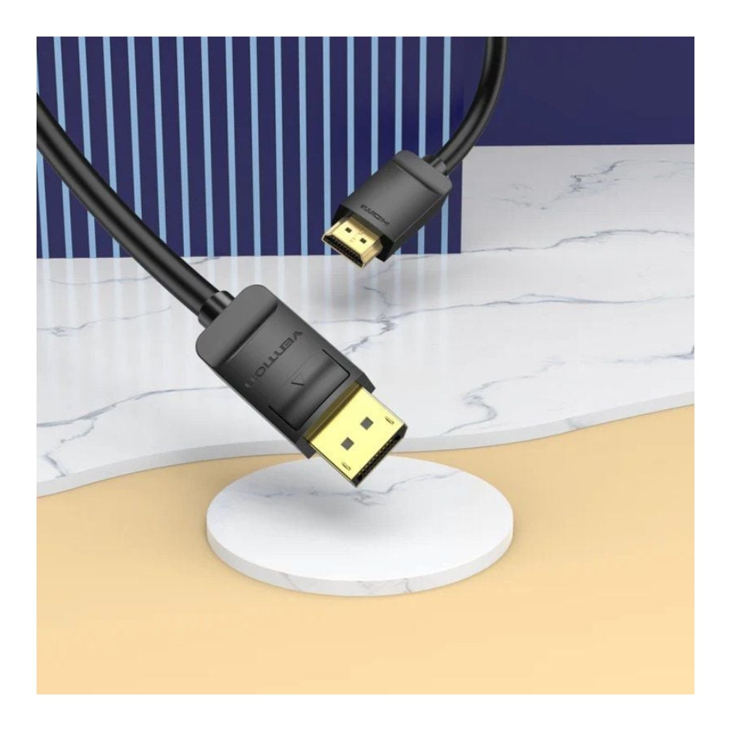 Vention · Cable Conversor DisplayPort a HDMI · 2m · Negro
