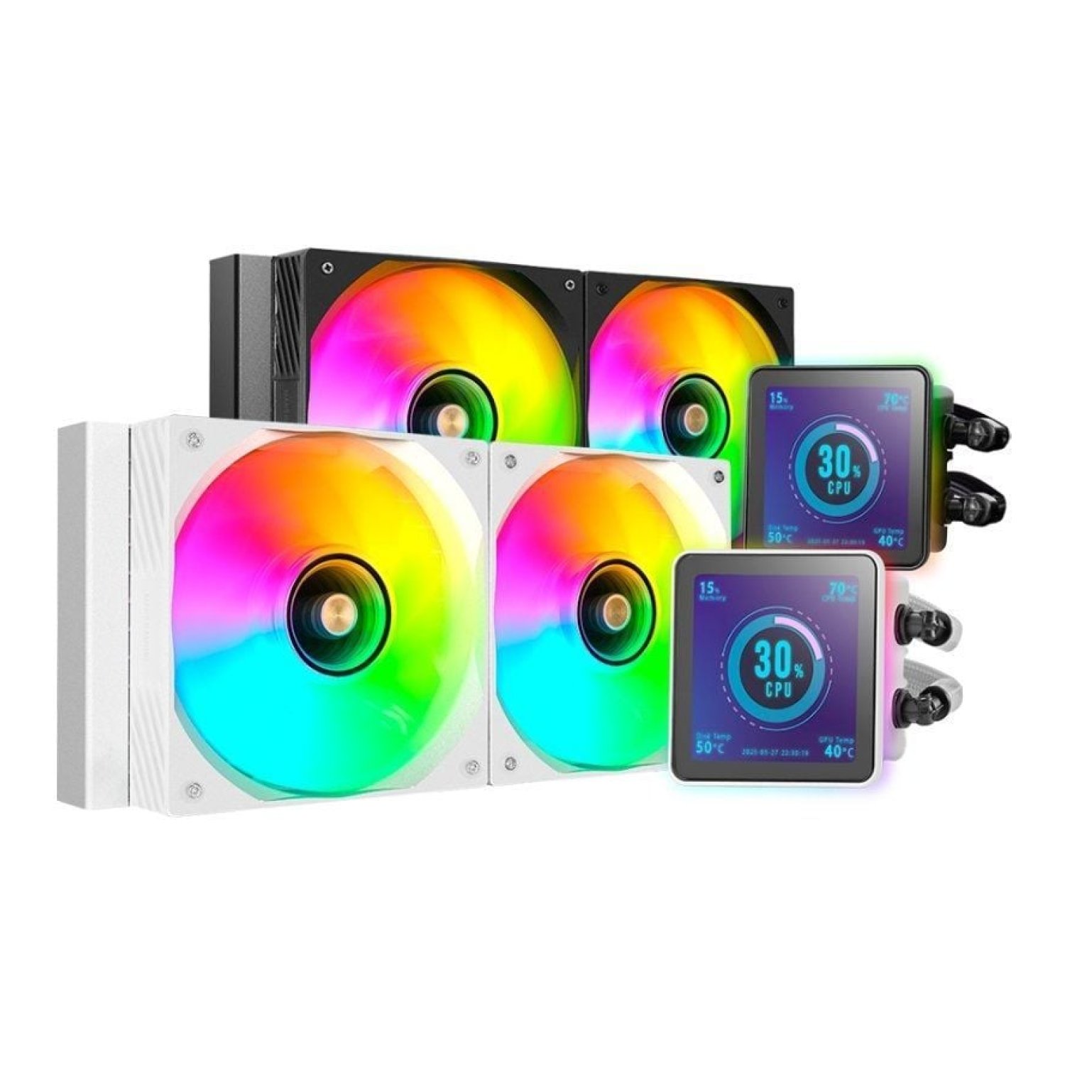 Mars Gaming ML-VISIONPRO240 · Refrigeración Líquida · 240mm · Blanco
