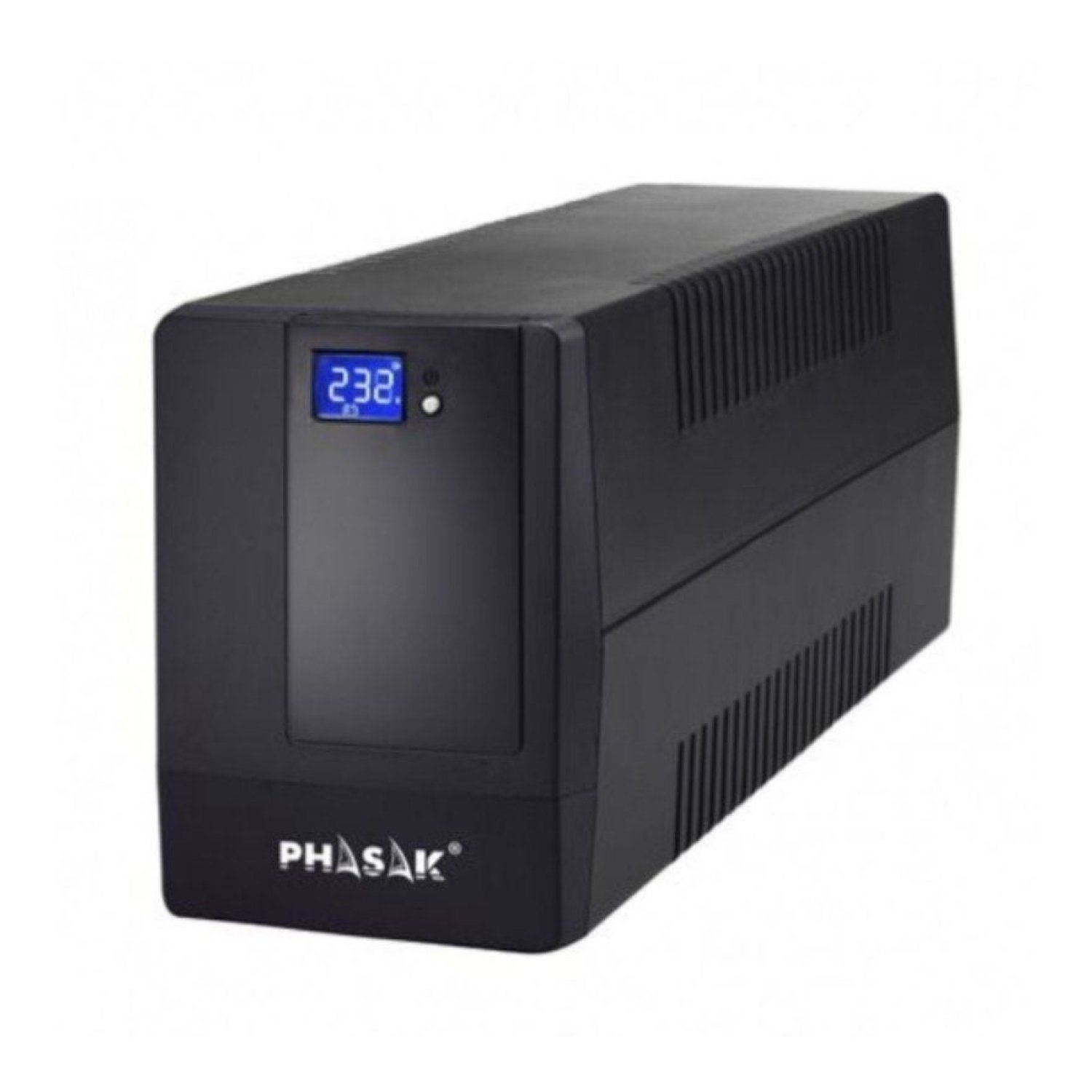 Phasak SAI Línea Interactiva · 1000VA · 4 Salidas · LCD · Torre