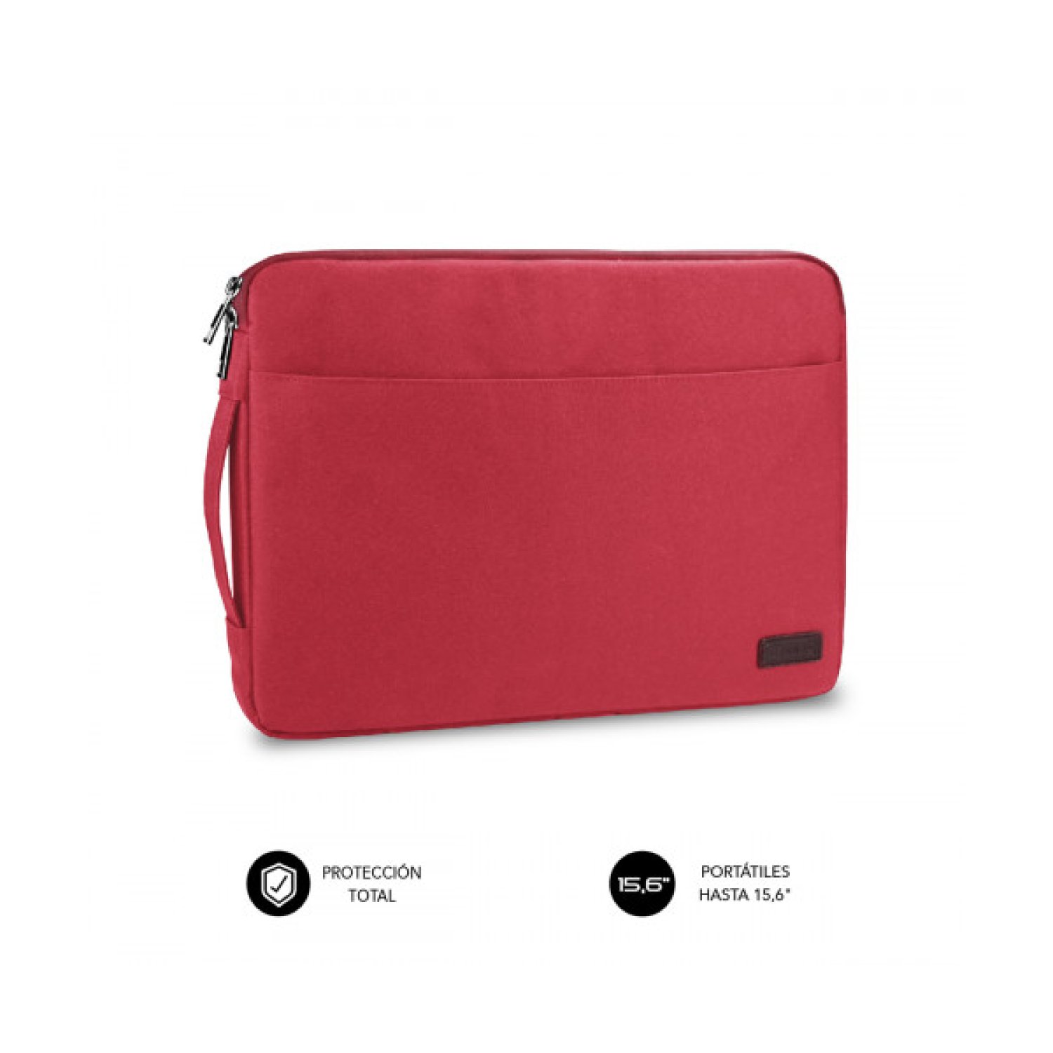 Subblim Urban Laptop Sleeve · Funda Portátil hasta 15,6" · Roja