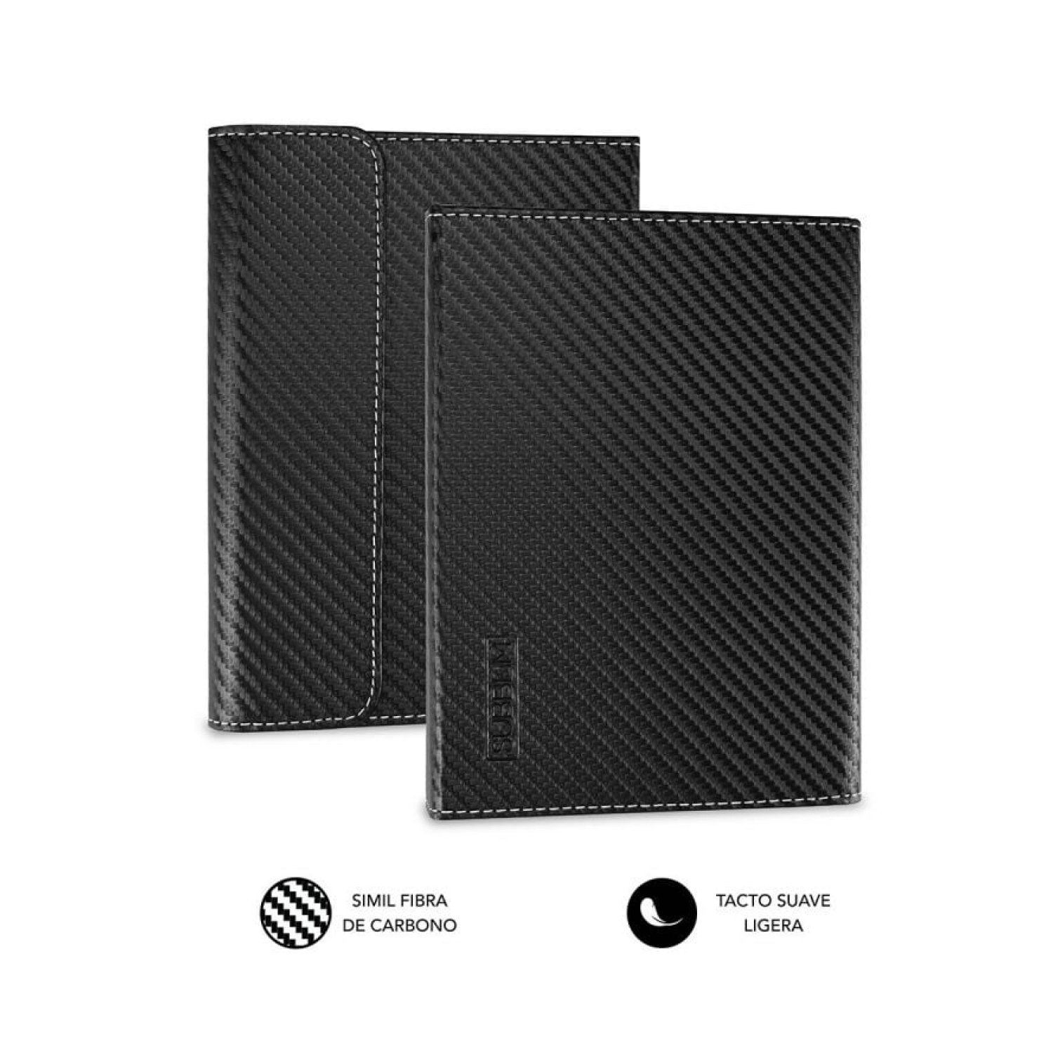 Subblim Clever Case · Funda E-book · Negra