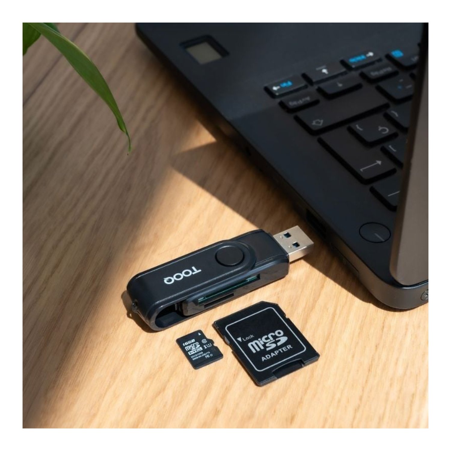 TooQ TQR-3003B · Lector Tarjetas Externo · USB 2.0 y USB Tipo-C