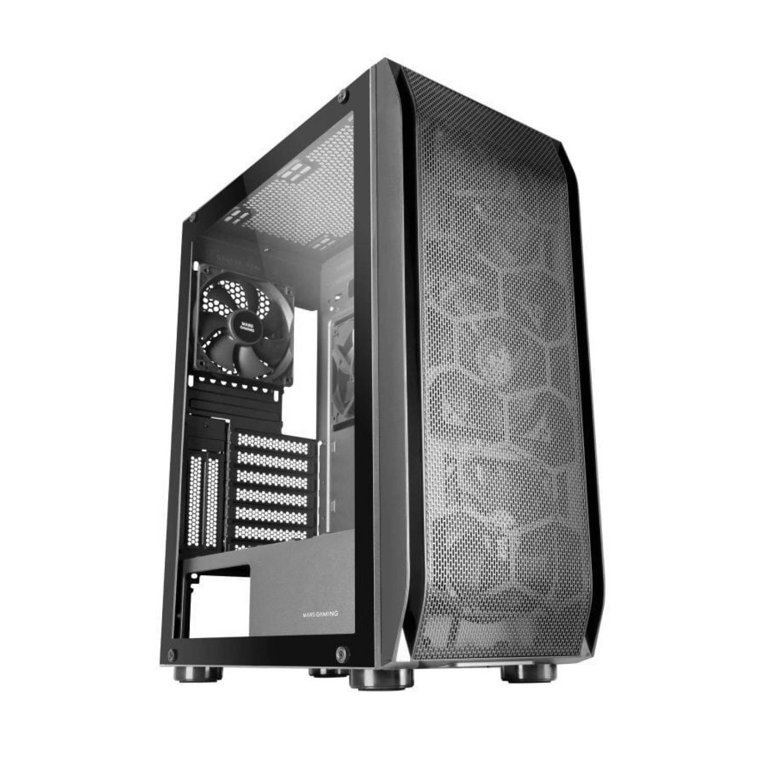 Mars Gaming MC-PRO2 · Caja Gaming Torre ATX · Diseño Negro