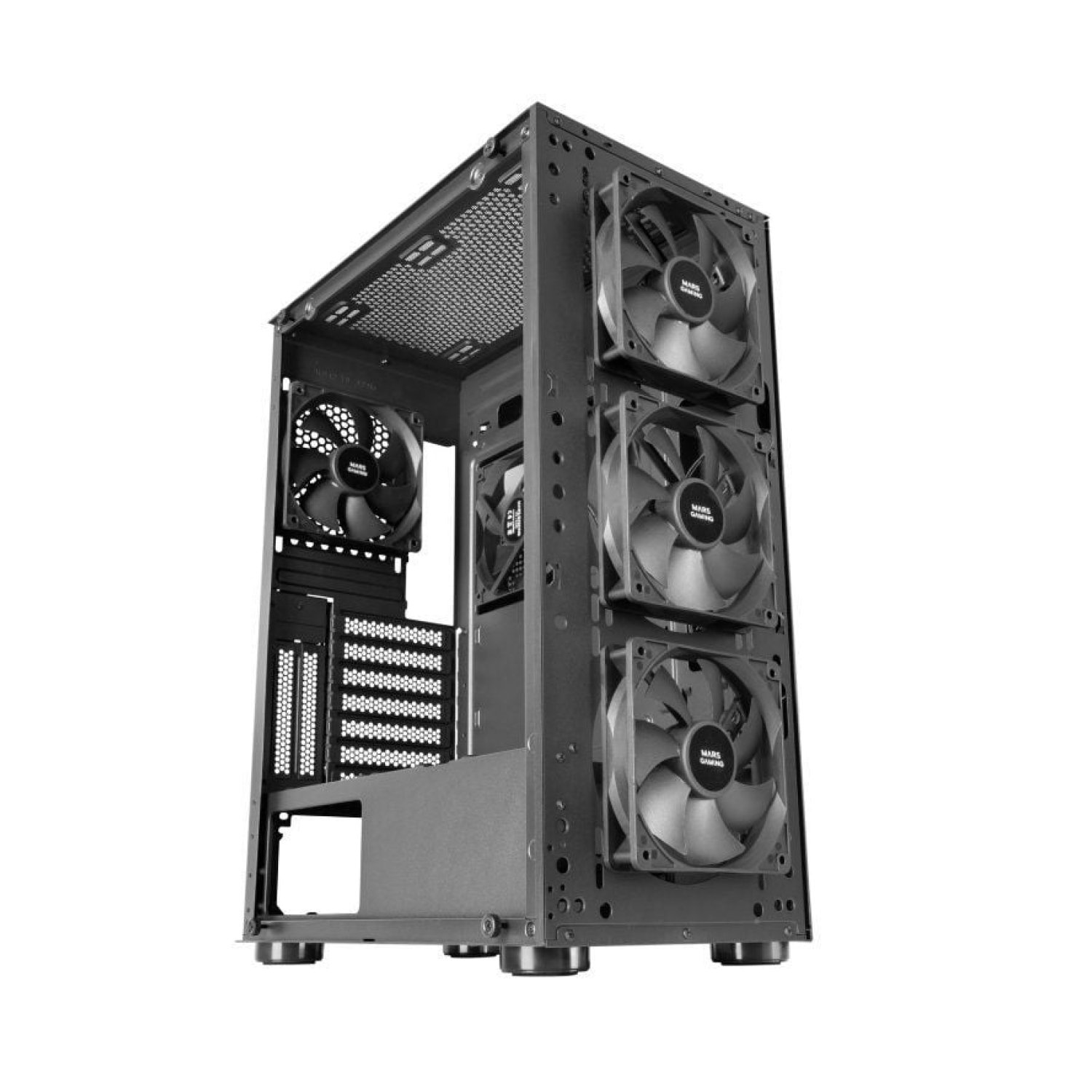 Mars Gaming MC-PRO2 · Caja Gaming Torre ATX · Diseño Negro