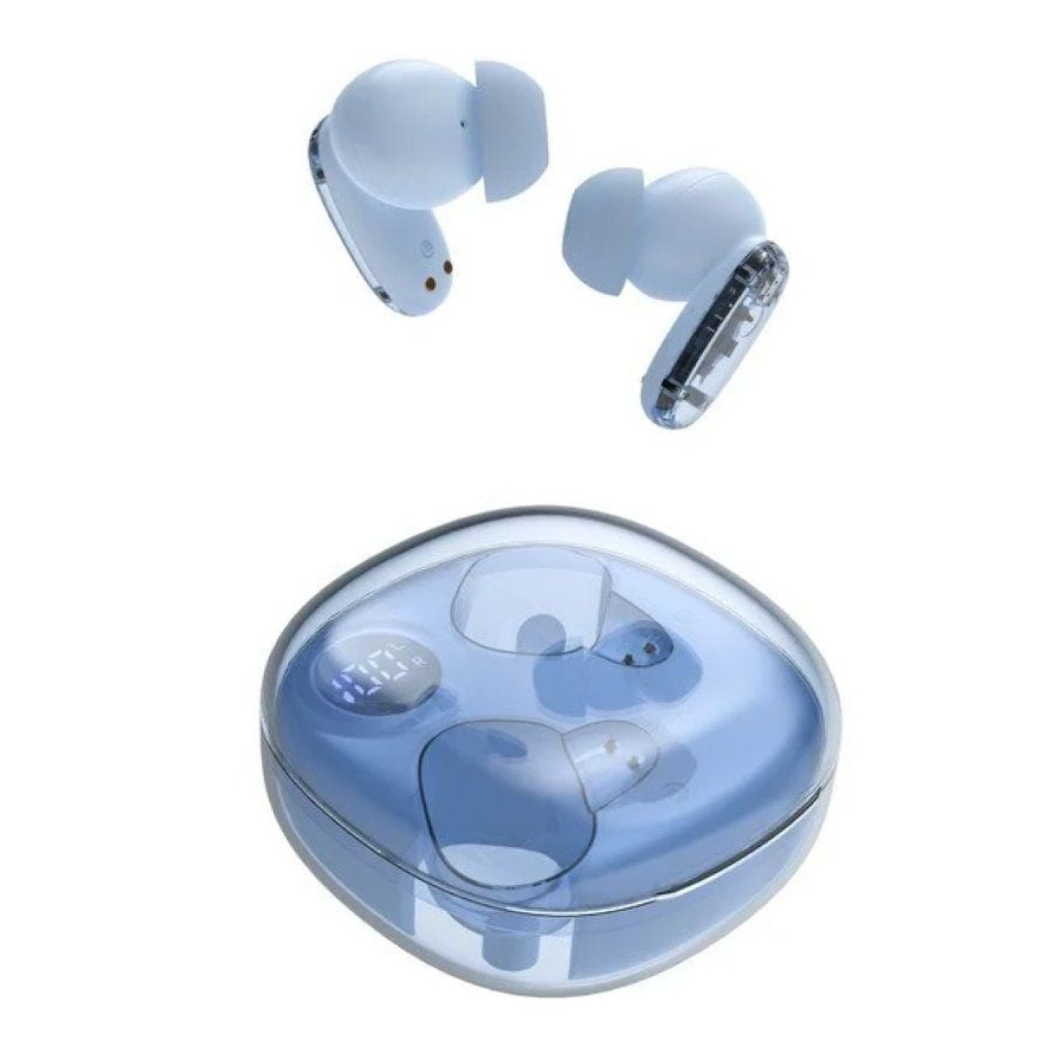 Mars Gaming MHIB2 · Auriculares Bluetooth · Autonomía 7h · Estuche de carga · Azules