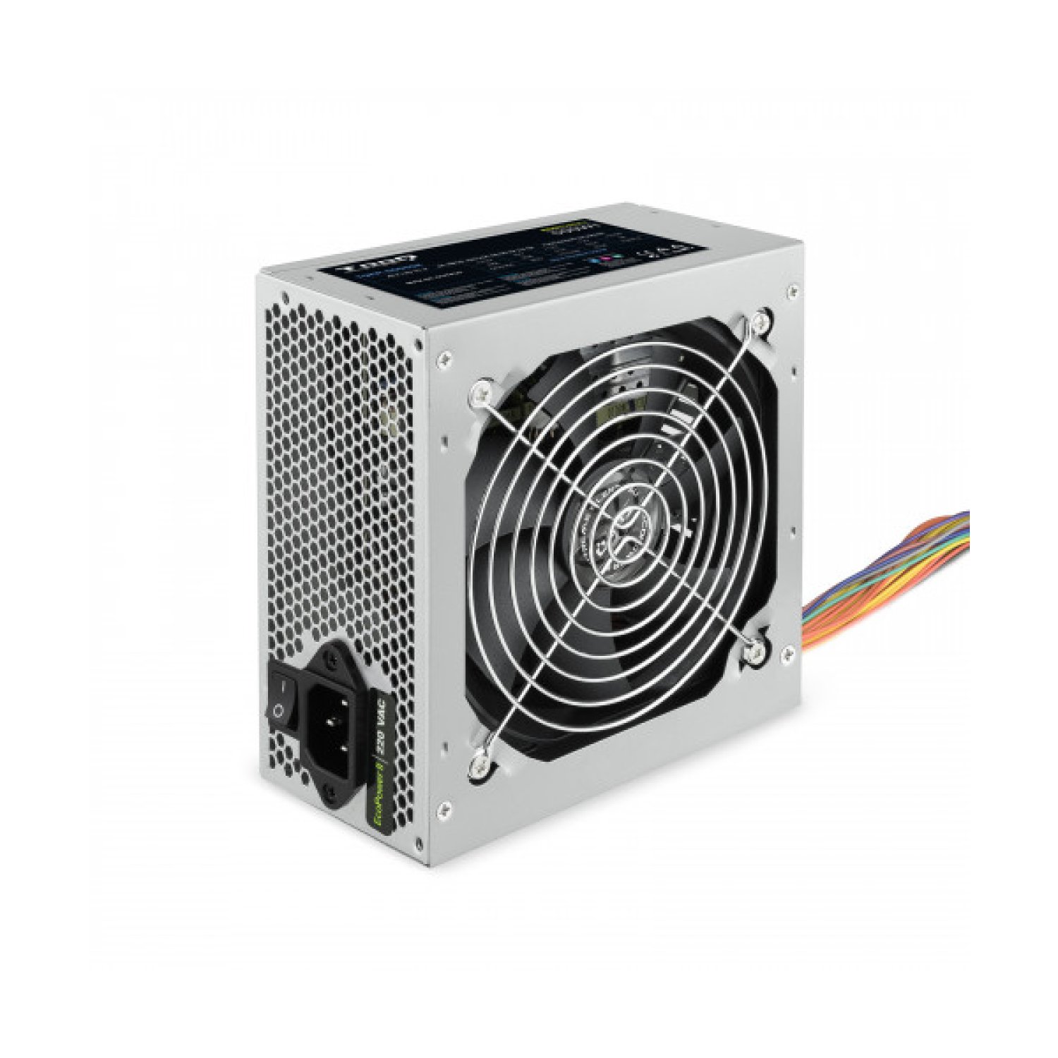 TooQ TQEP-500SSE · Fuente 500W · Ventilador 12cm