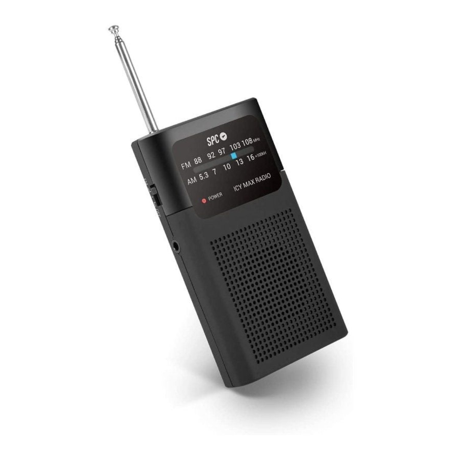 SPC Icy Max · Radio Portátil · Negra