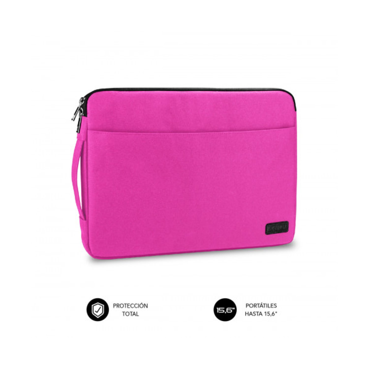 Subblim Urban Laptop Sleeve · Funda Portátil · Hasta 15,6" · Rosa