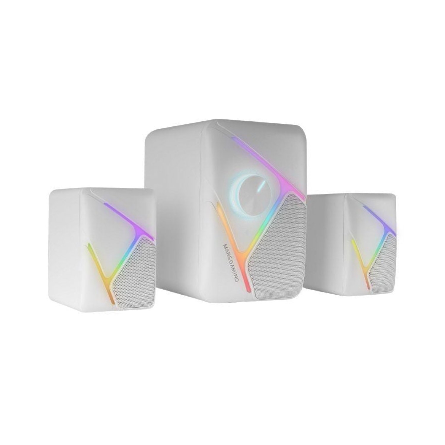 Mars Gaming MS-H21 · Altavoces 2.1 · 35W · Blancos