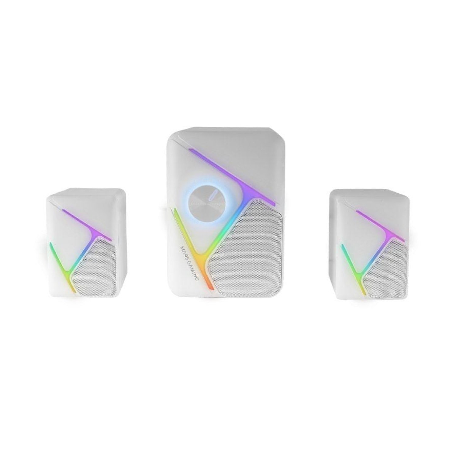 Mars Gaming MS-H21 · Altavoces 2.1 · 35W · Blancos