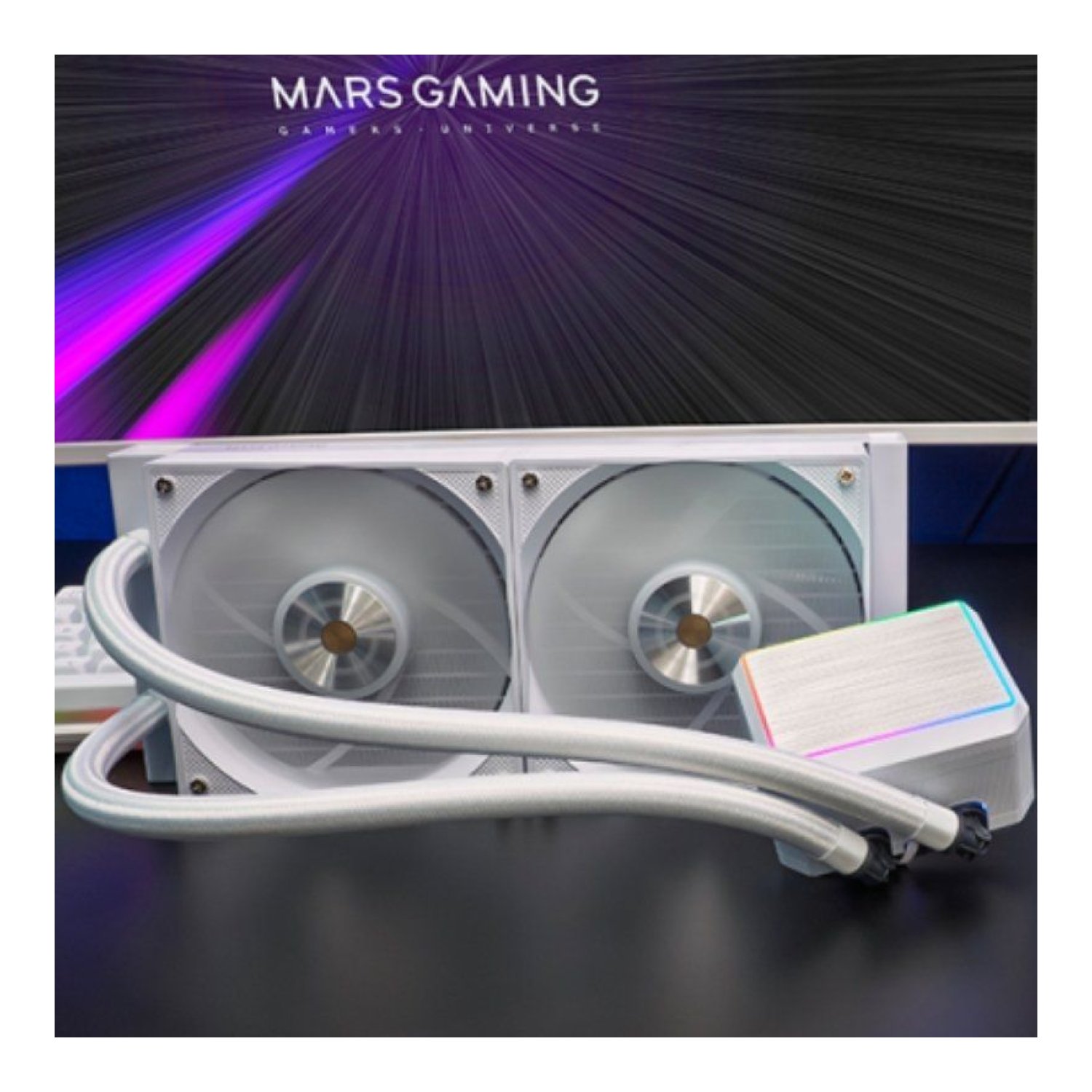 Mars Gaming ML-PROII240 · Refrigeración Líquida · 240mm · Blanco