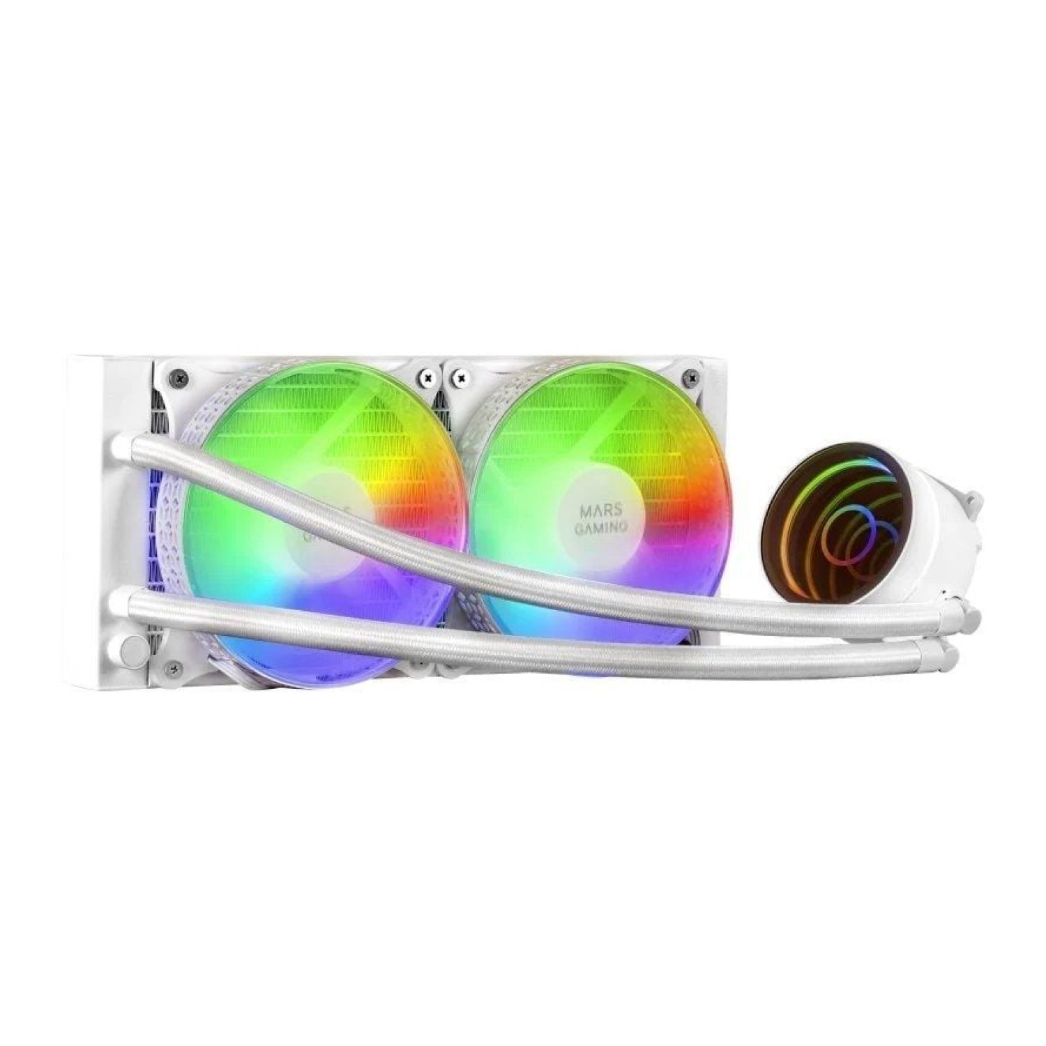 Mars Gaming ML-ONE240W · Refrigeración Líquida 240mm · Blanco · RGB LED