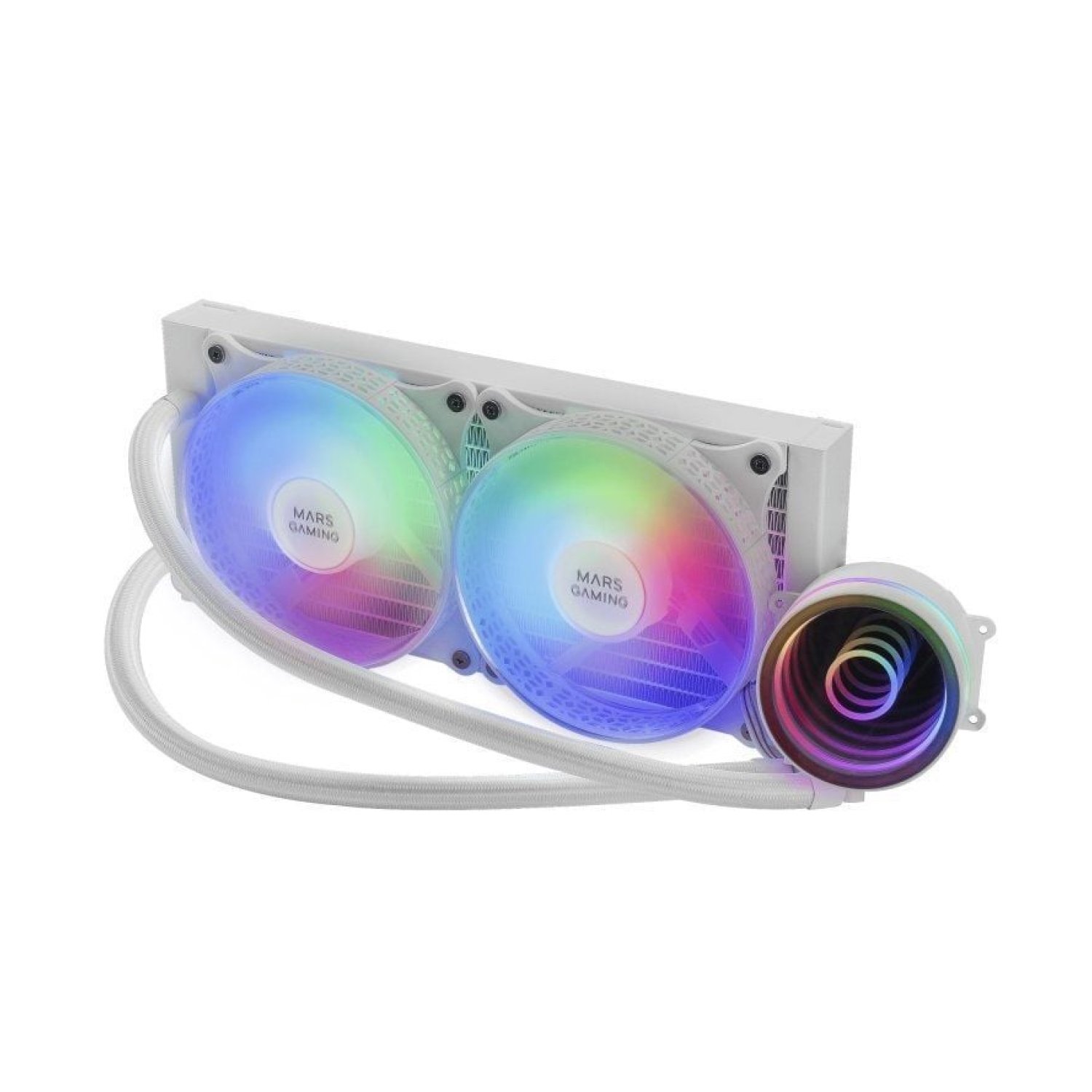 Mars Gaming ML-ONE240W · Refrigeración Líquida 240mm · Blanco · RGB LED