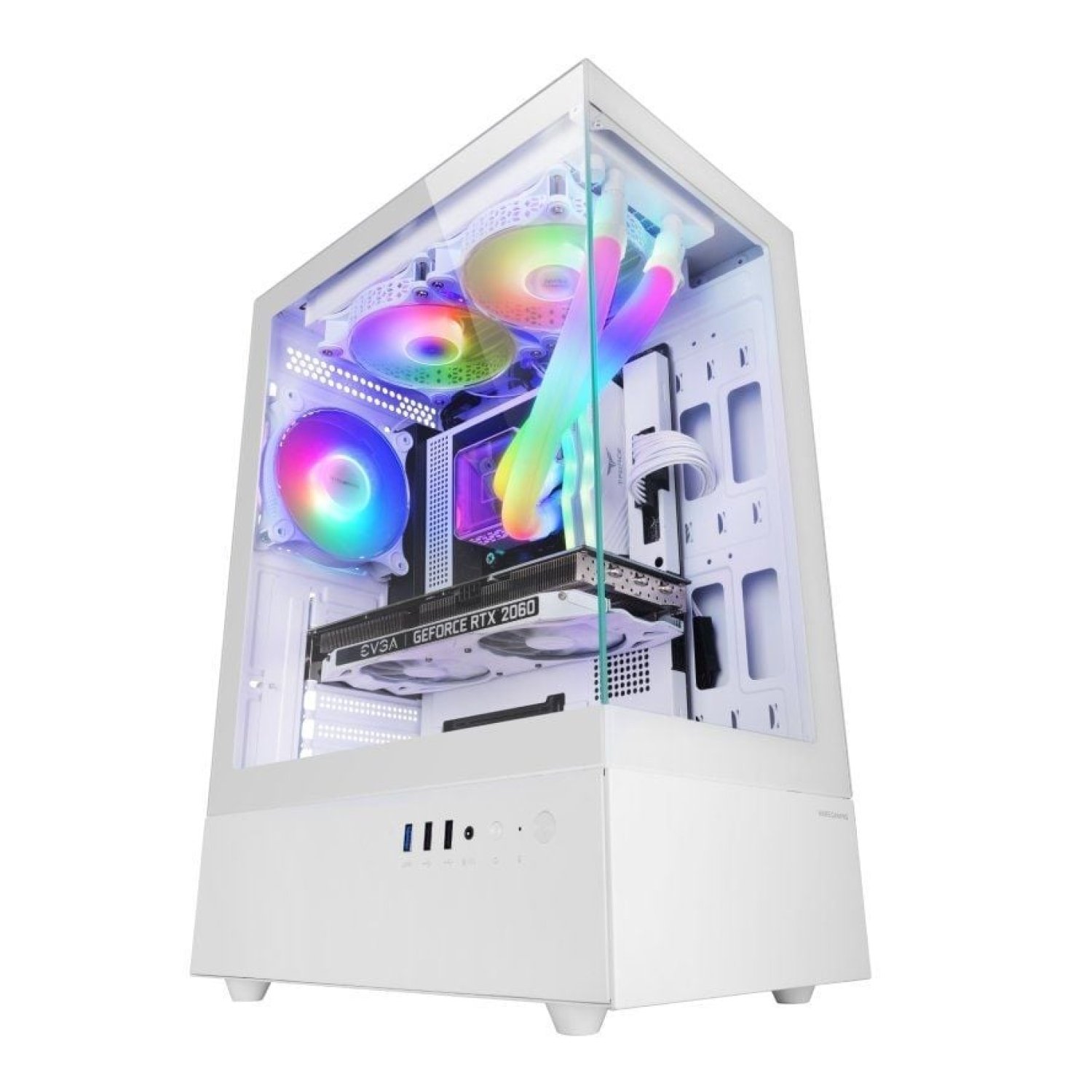 Mars Gaming MC-XO · Caja Semitorre Gaming · Blanca · ATX