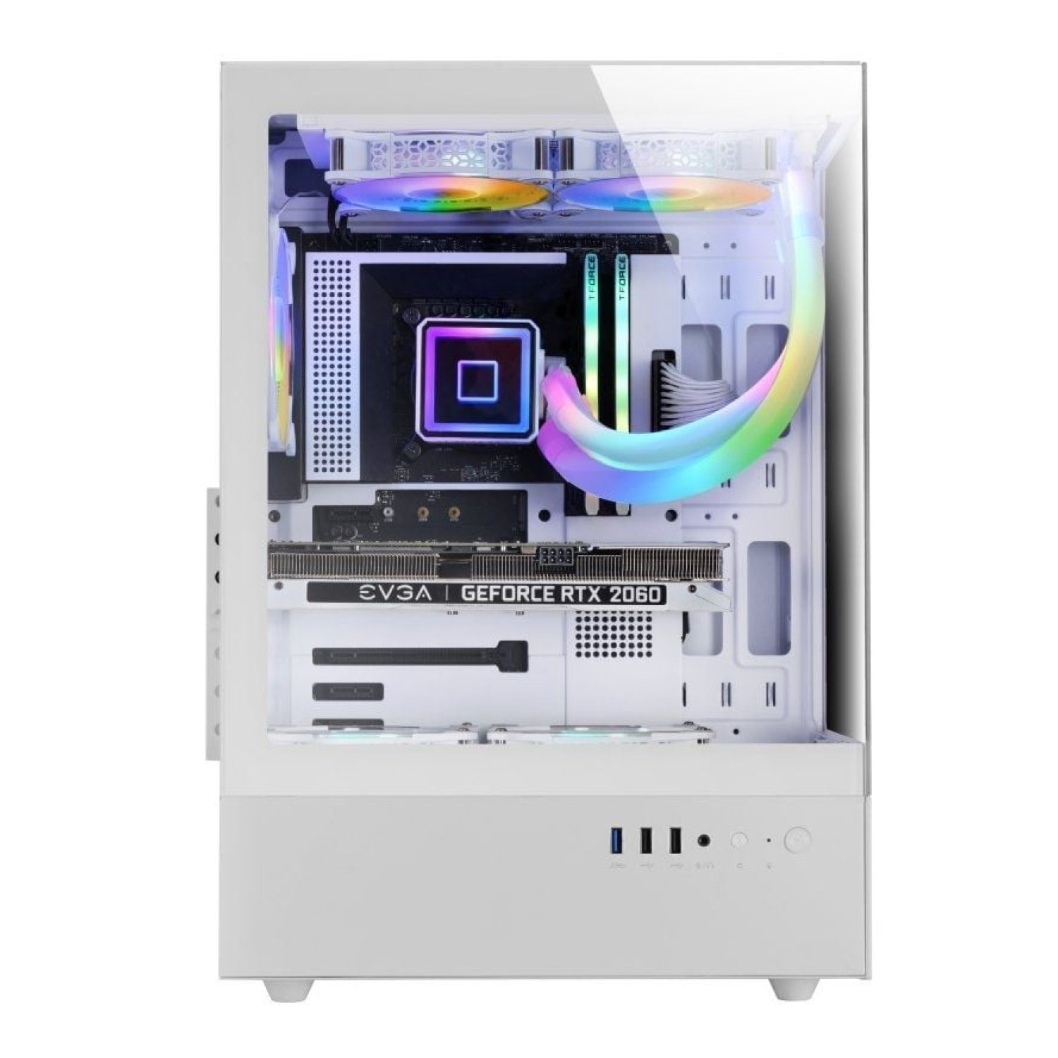 Mars Gaming MC-XO · Caja Semitorre Gaming · Blanca · ATX