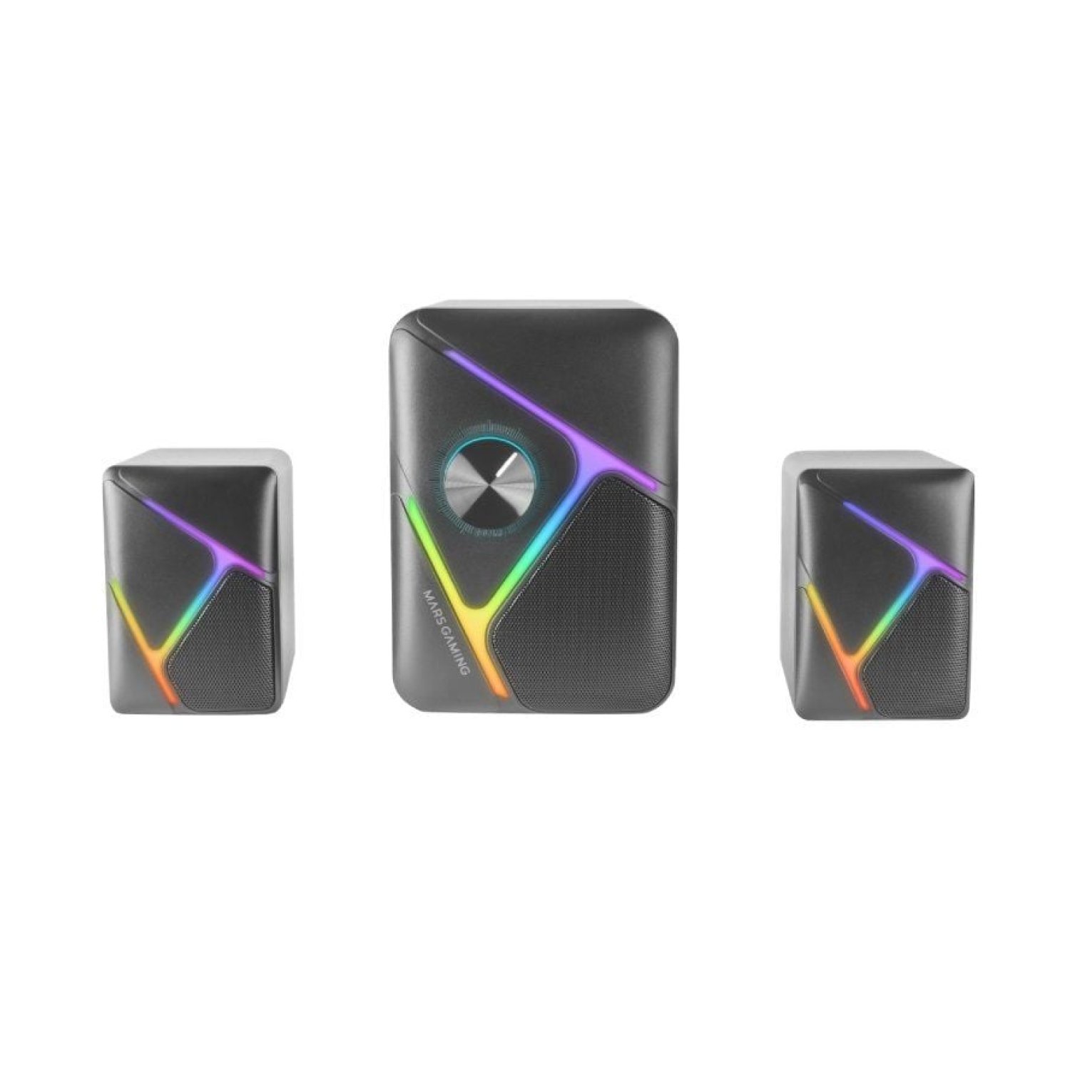 Altavoces Mars Gaming MS-H21/ 35W/ 2.1/ Negros