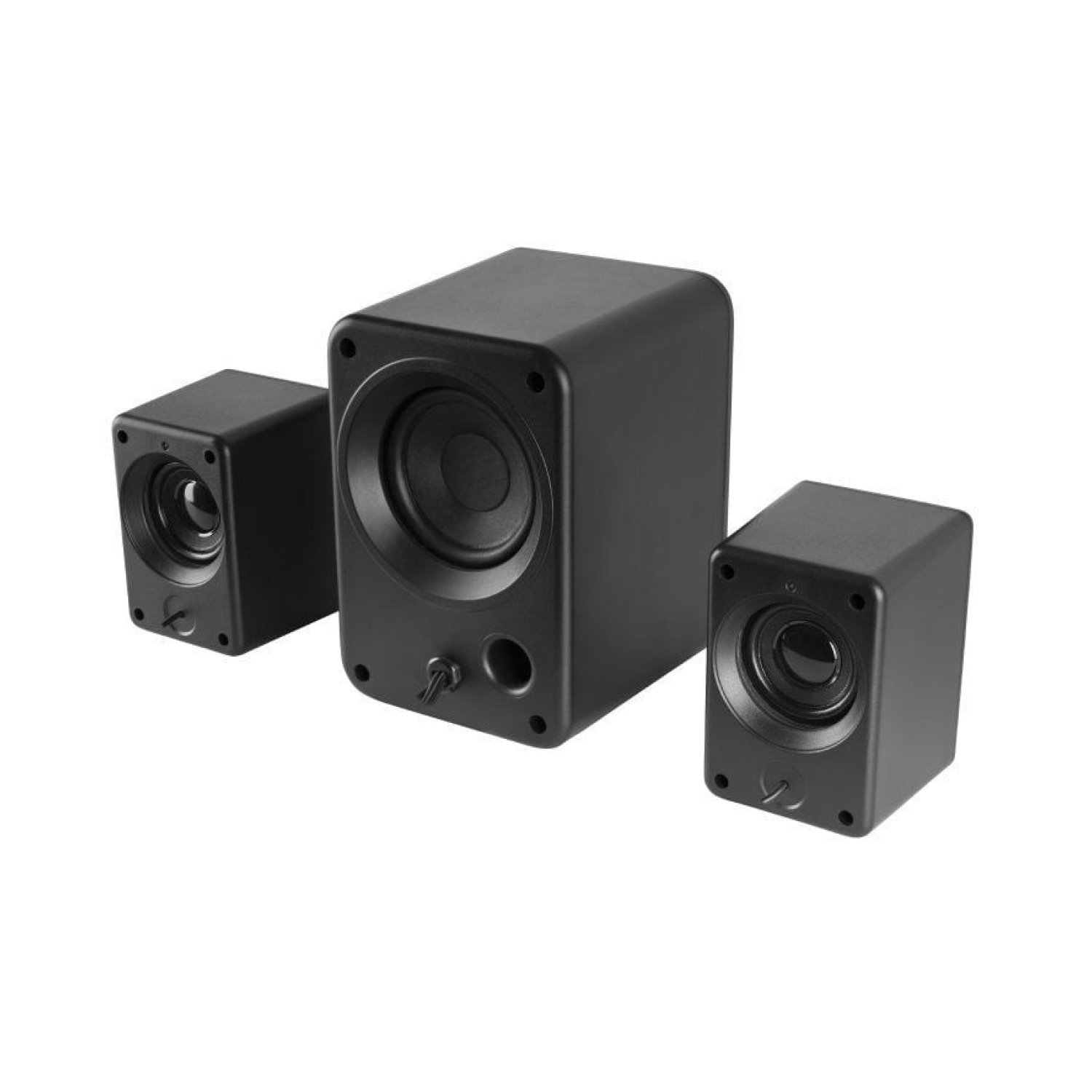 Altavoces Mars Gaming MS-H21/ 35W/ 2.1/ Negros