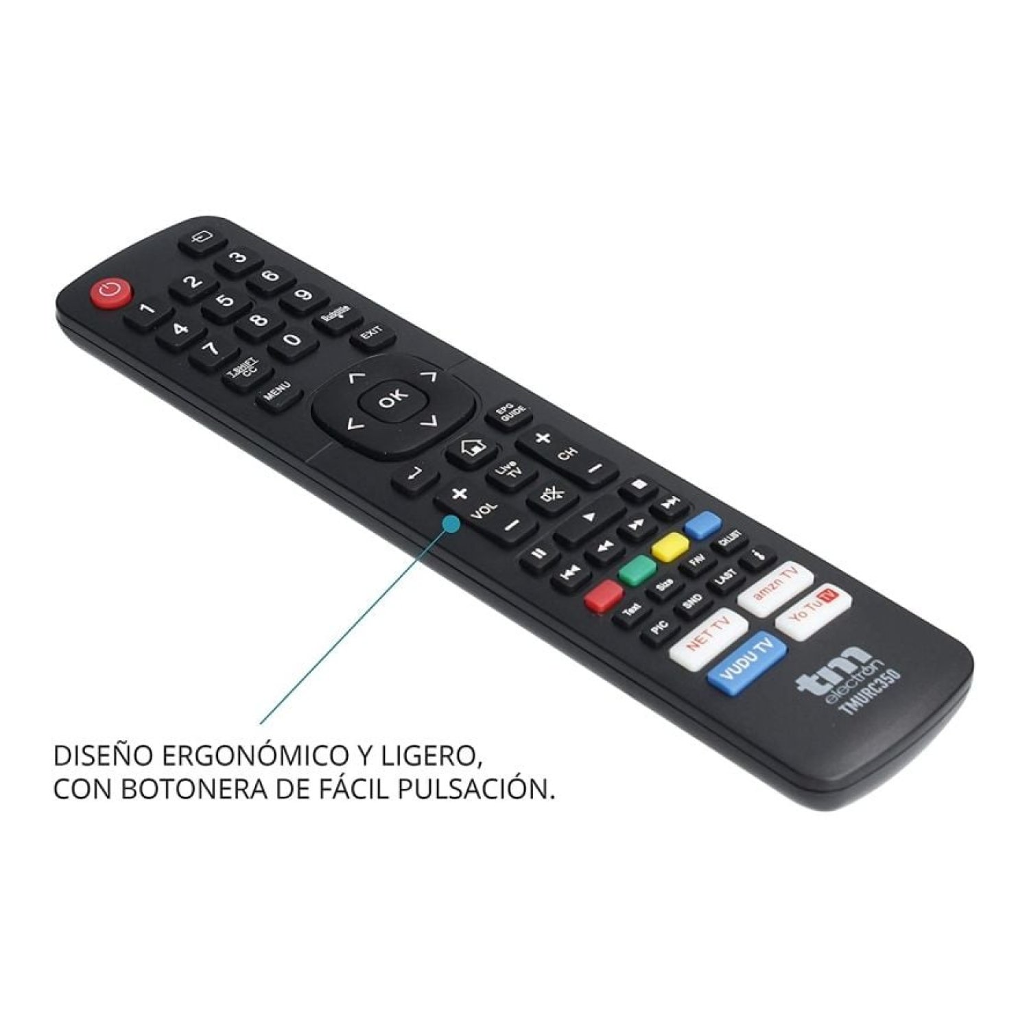 TM ELECTRON · Mando Universal · Compatible Hisense · Infrarrojos