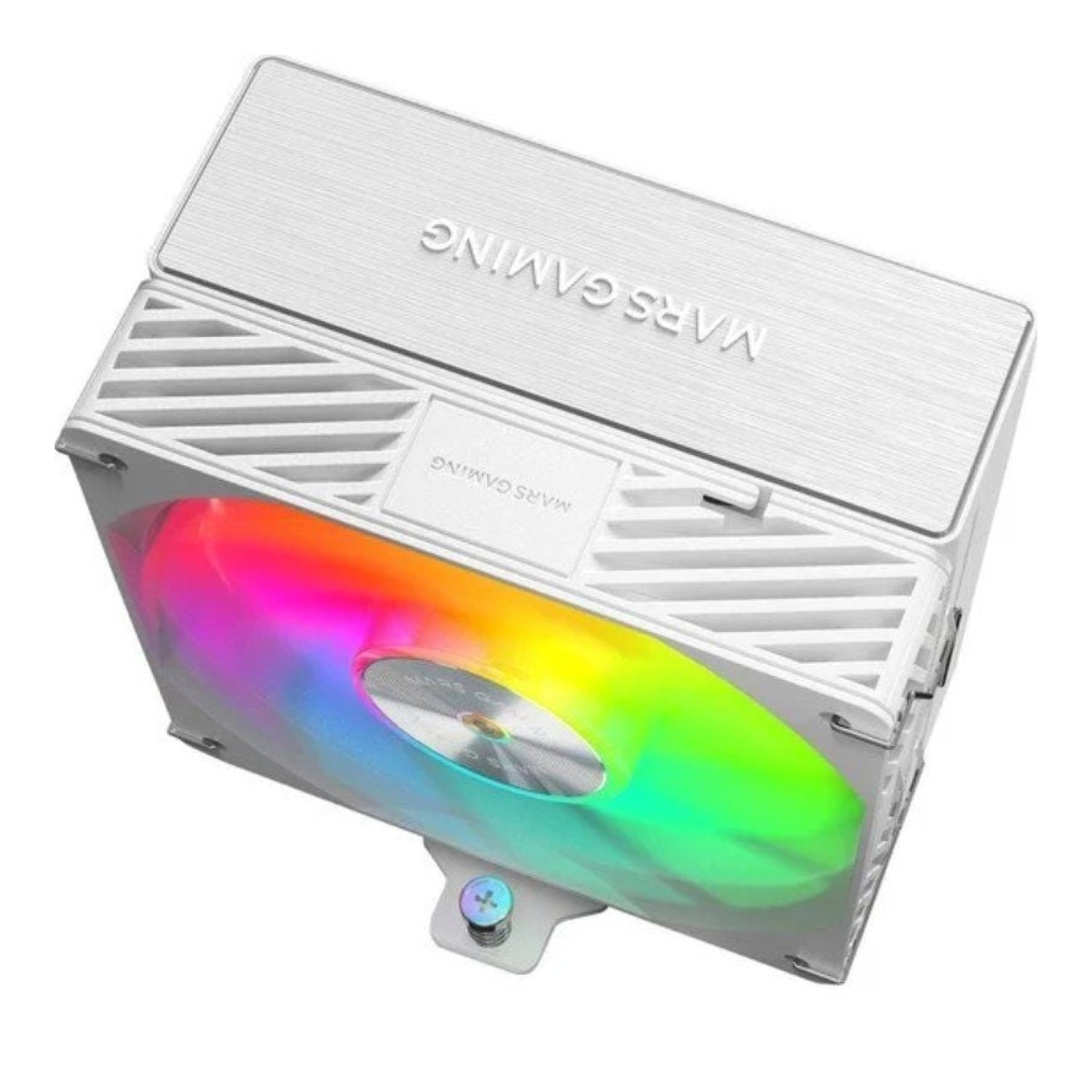 Mars Gaming MCPU-X5ARGB · Disipador CPU · 12cm · RGB · Blanco