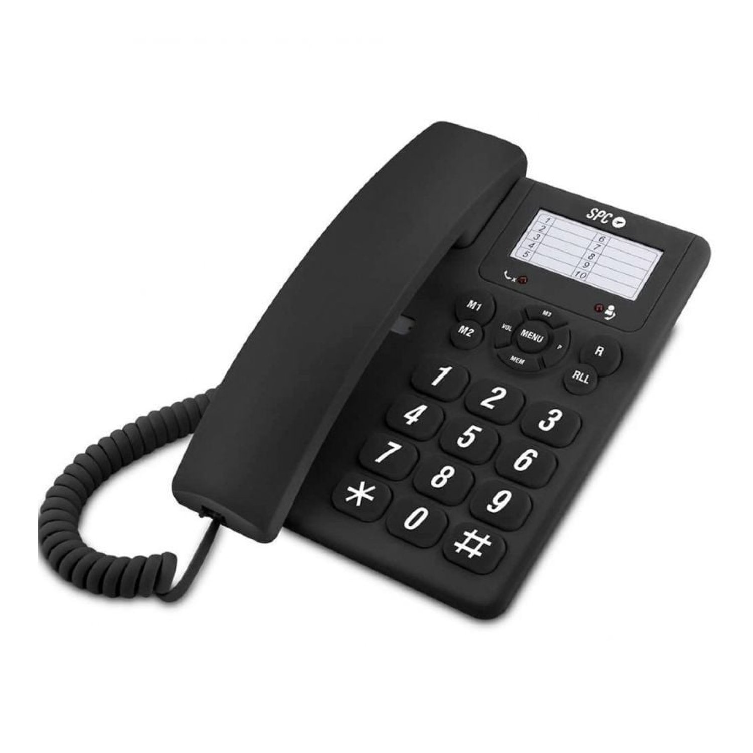 SPC 3602 · Teléfono Fijo · Negro