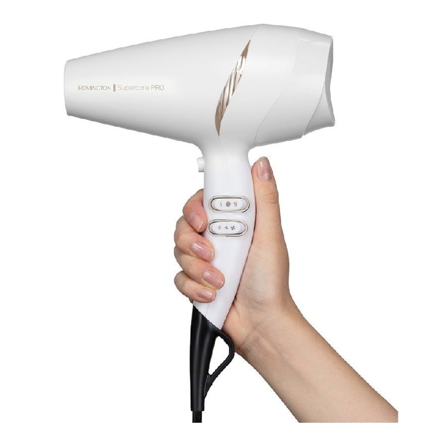Remington SuperCare Pro 2200 · Secador AC Iónico · 2200W · Blanco