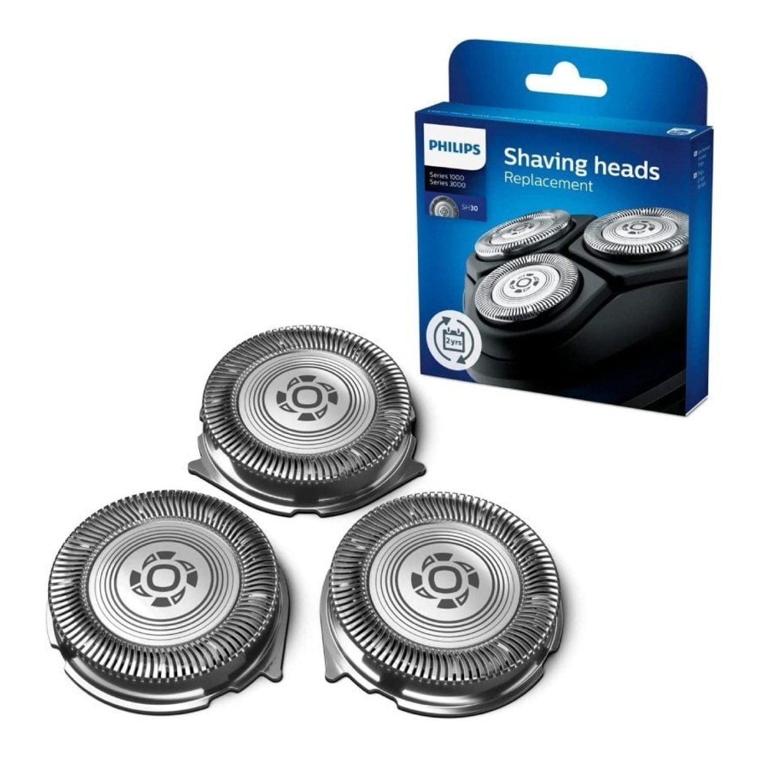 Philips Series 3000 y 1000 · Cabezal de Reemplazo · Pack 3 Unidades