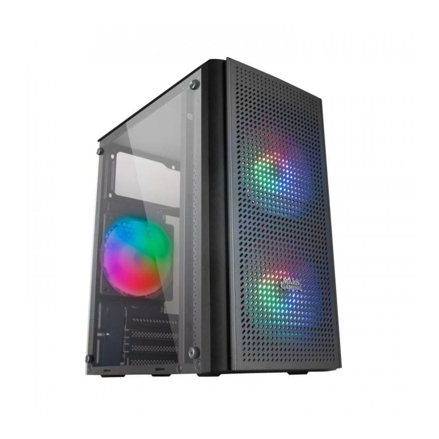 Mars Gaming MC300 · Caja Minitorre ATX · Gaming · Ventilación Frontal
