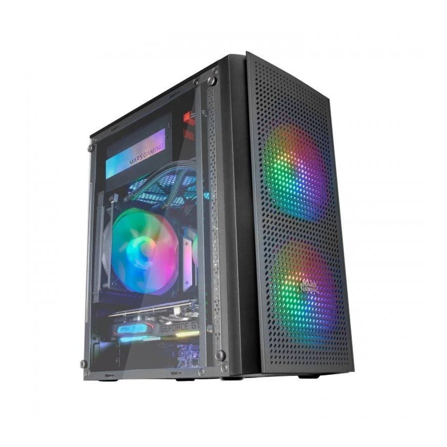 Mars Gaming MC300 · Caja Minitorre ATX · Gaming · Ventilación Frontal