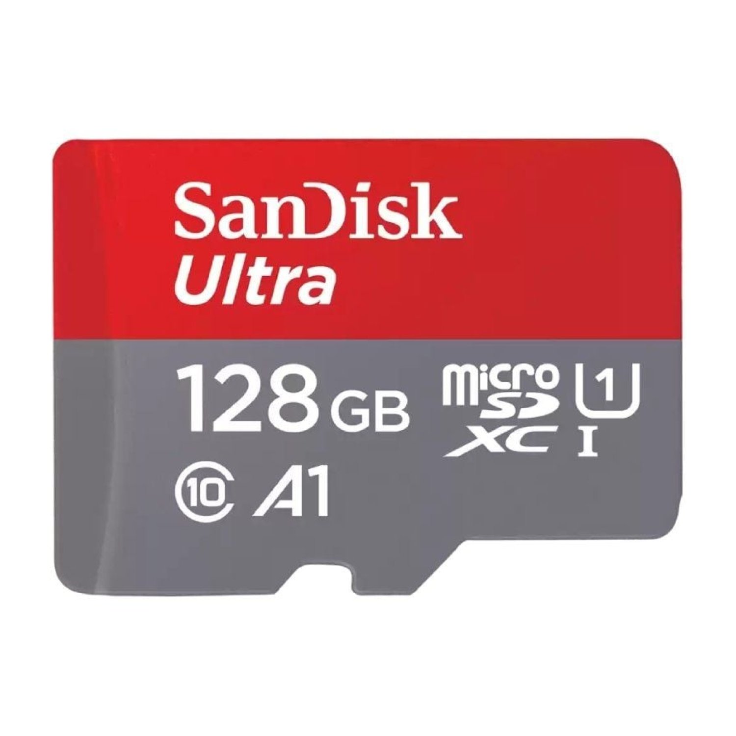 SanDisk Ultra · microSD XC 128GB · Clase 10 · 140MB/s · Con Adaptador