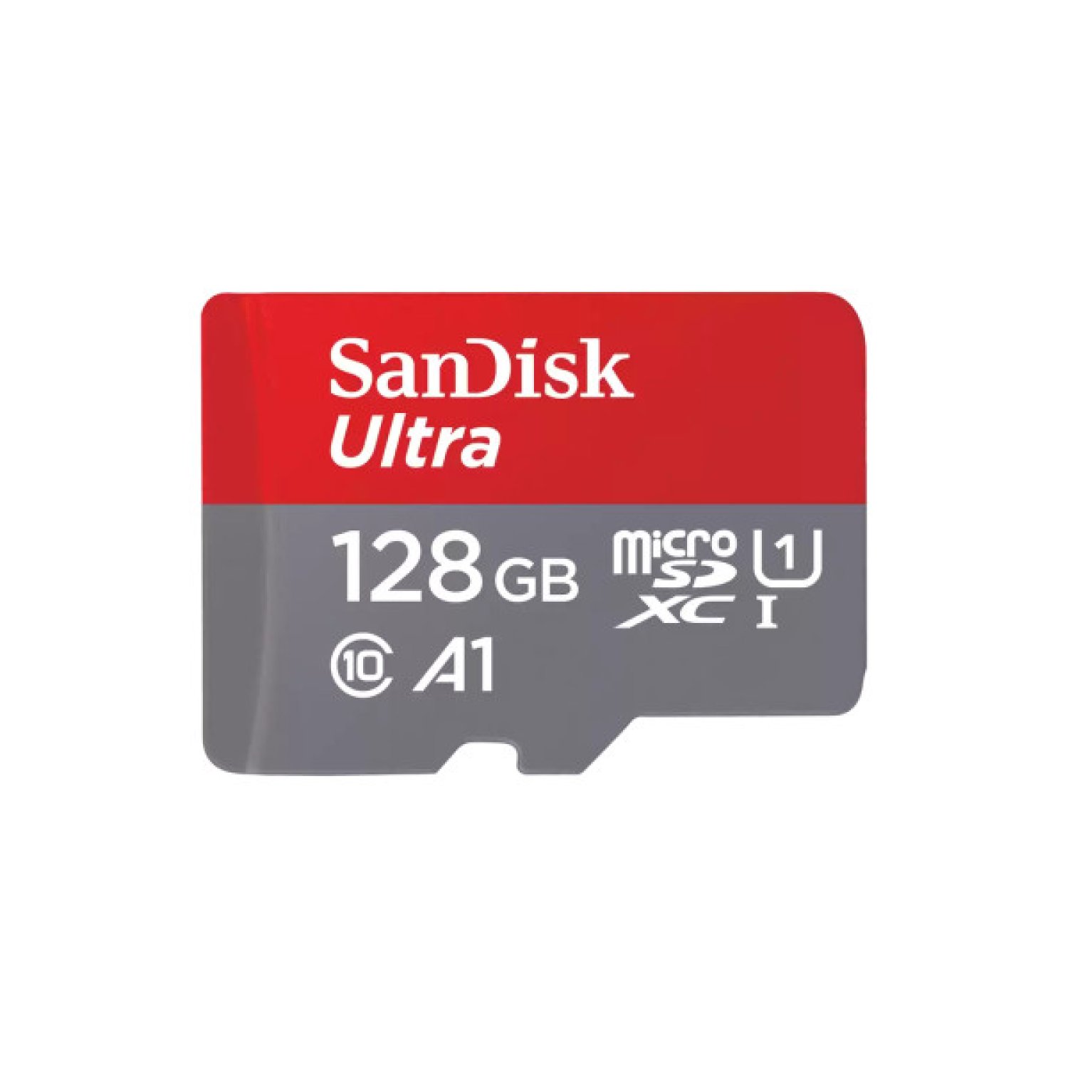 SanDisk Ultra · microSD XC 128GB · Clase 10 · 140MB/s · Con Adaptador