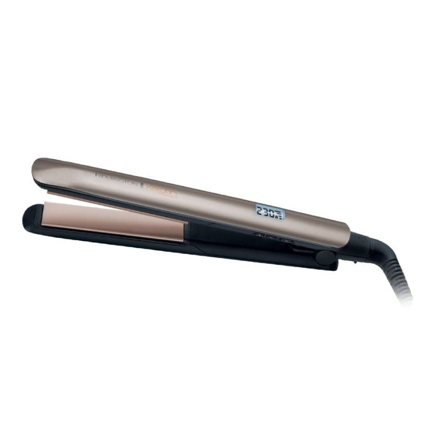 Remington Keratin Protect S8540 · Plancha de Pelo · Protección Keratin · Bronce