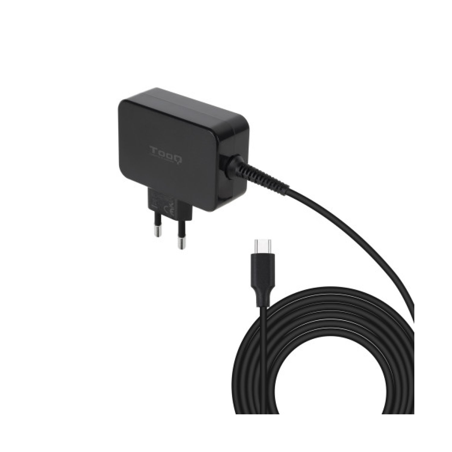 TooQ Cargador GaN · USB-C · 45W · 5-20V Automático