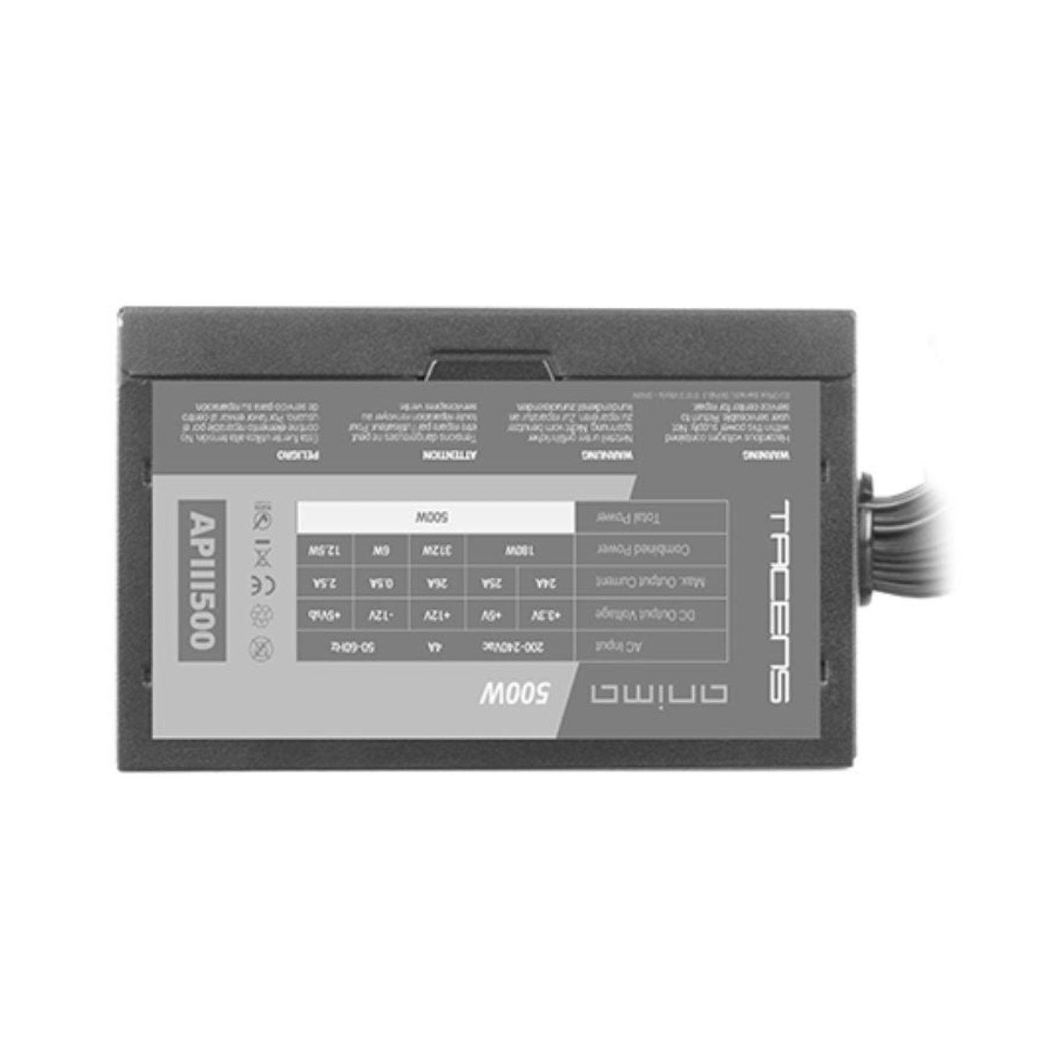 Anima APIII500 · Fuente de Alimentación · 500W · Ventilador 12cm