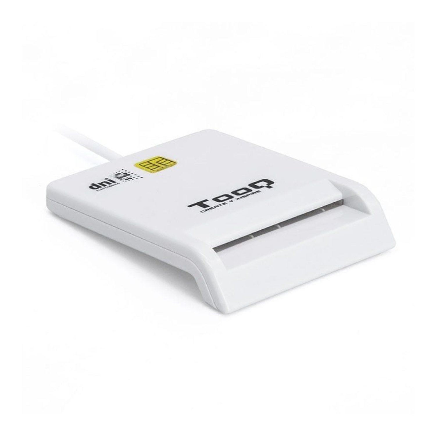 TooQ TQR-210W · Lector de DNI · USB 2.0 · Blanco