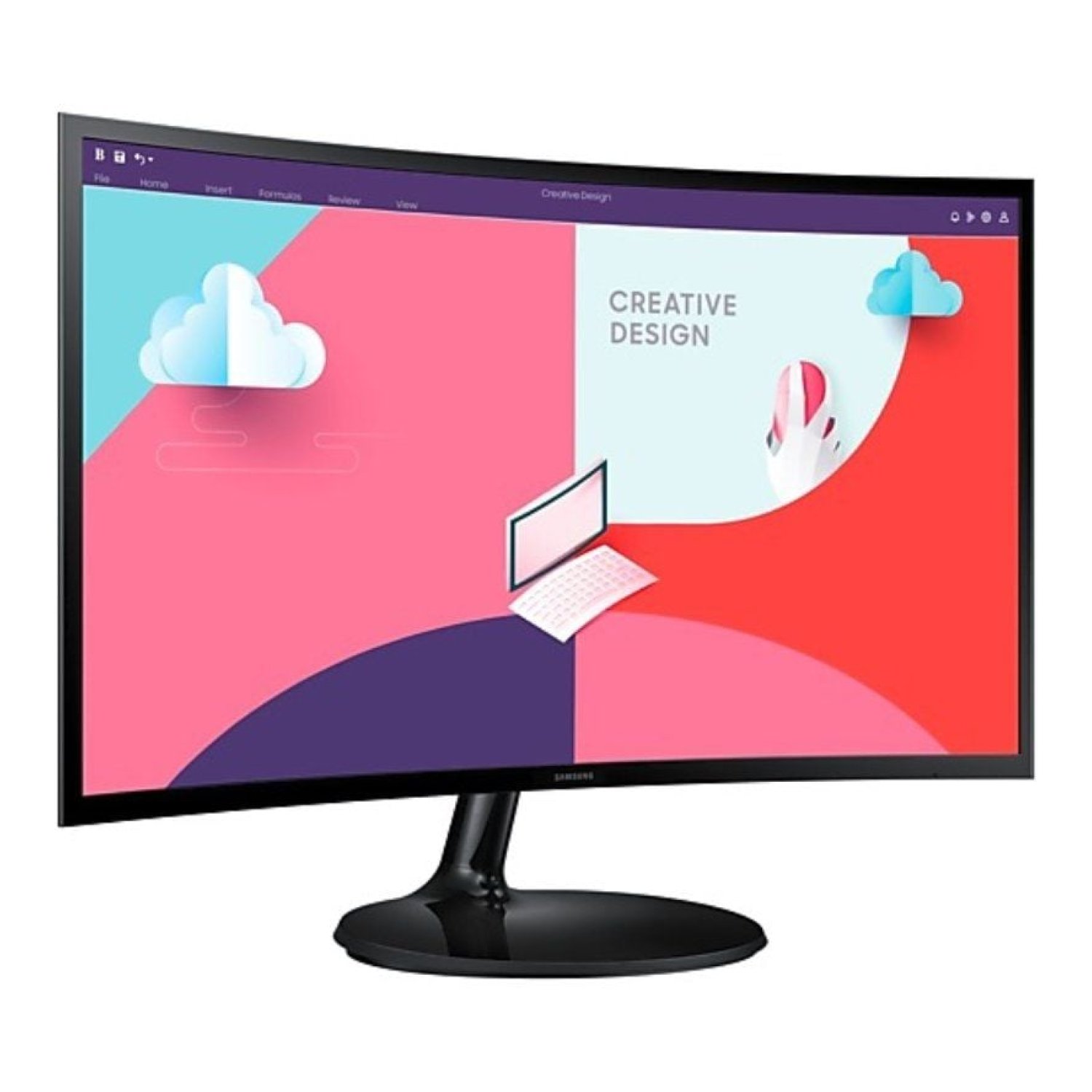 Monitor Profesional Curvo Samsung Essential Monitor S36C S27C364EAU/ 27"/ Full HD/ Negro