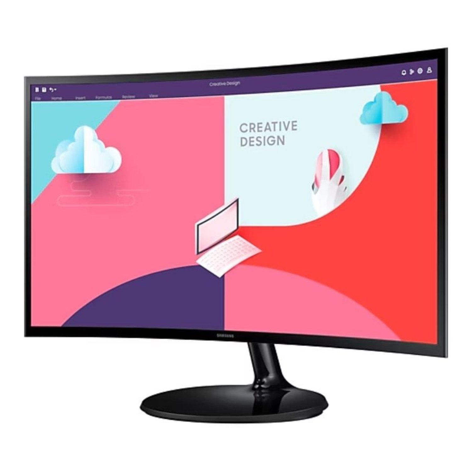 Monitor Profesional Curvo Samsung Essential Monitor S36C S27C364EAU/ 27"/ Full HD/ Negro