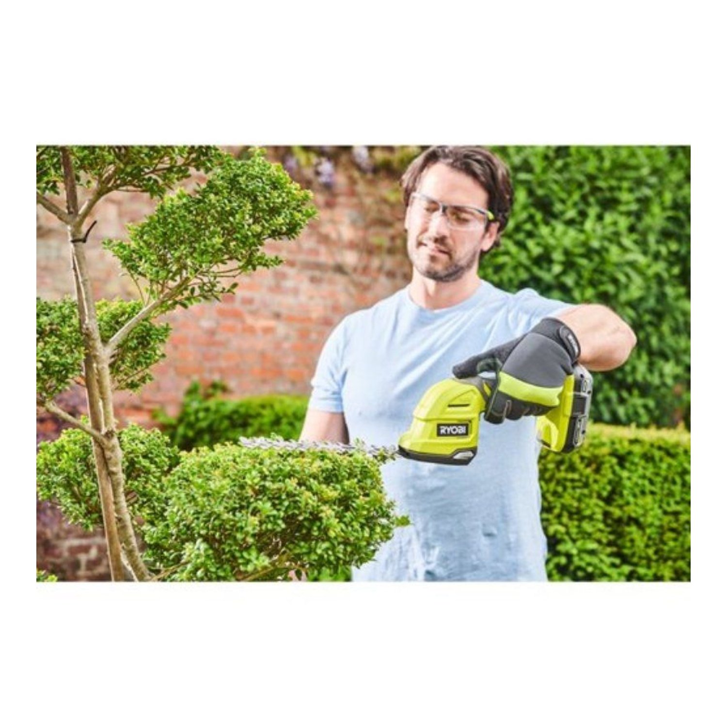 Ryobi ONE+ 18V · Tijera Arreglasetos + Espada Cortasetos · Sin Batería ni Cargador