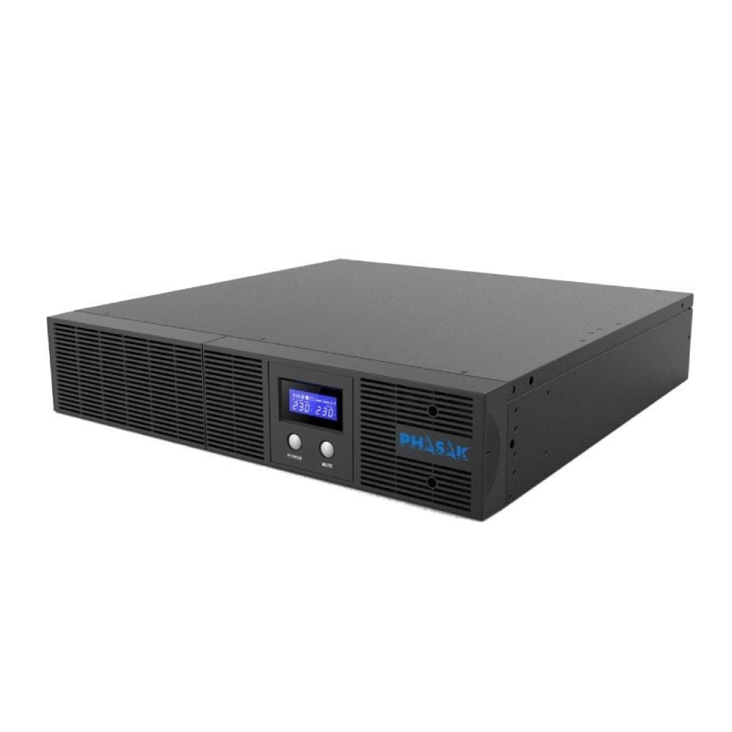 Phasak Protekt Rack · SAI Línea Interactiva · 2160VA-1400W · 4 Salidas · Rack